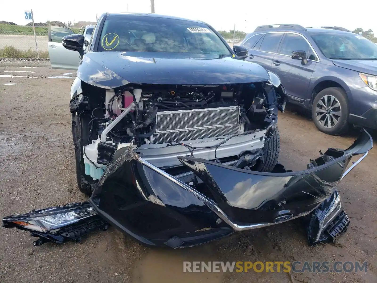 9 Photograph of a damaged car JTEAAAAH7MJ023654 TOYOTA VENZA 2021