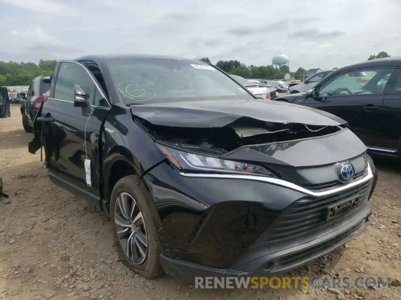 1 Photograph of a damaged car JTEAAAAH7MJ024013 TOYOTA VENZA 2021