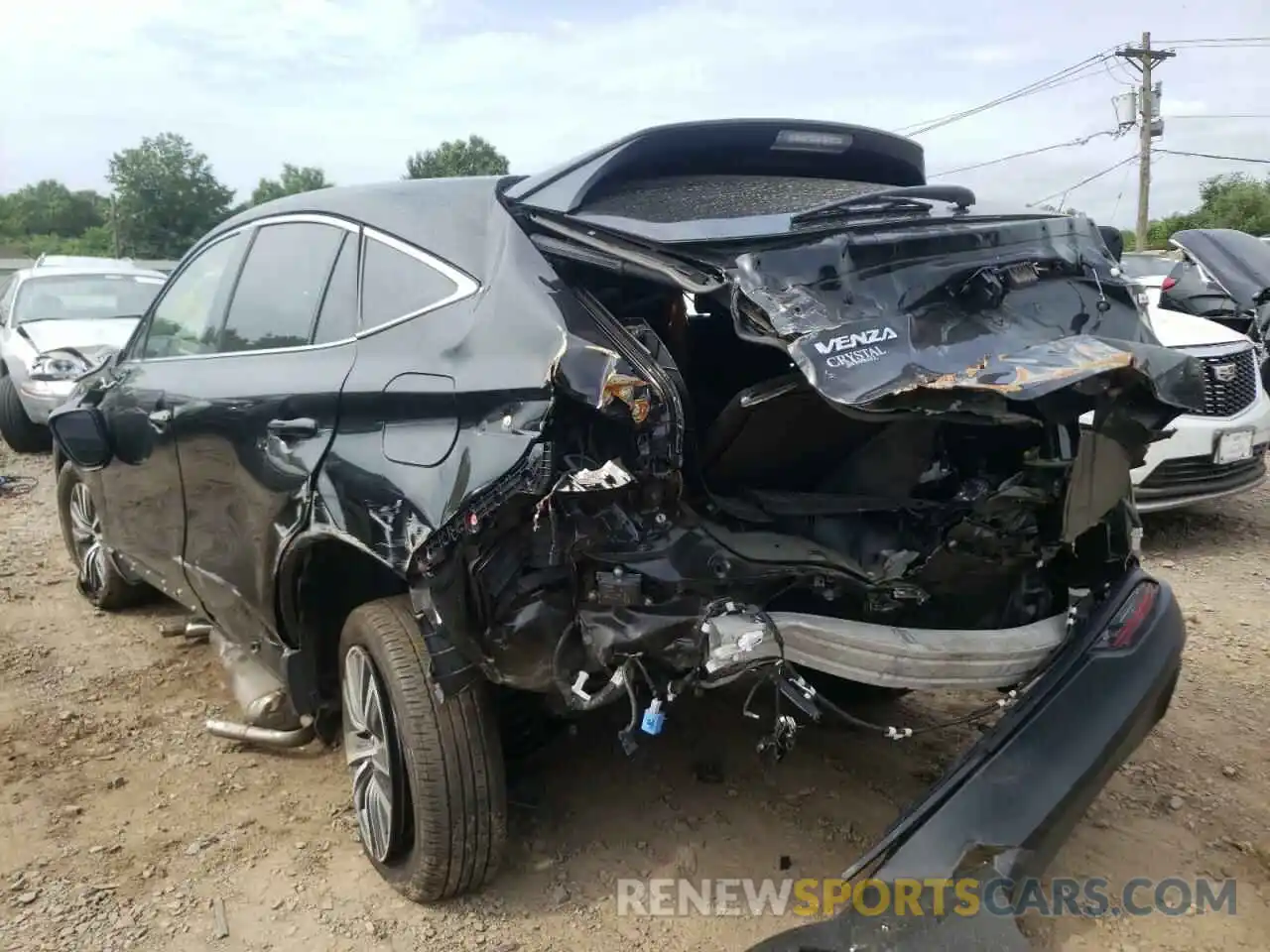 3 Photograph of a damaged car JTEAAAAH7MJ024013 TOYOTA VENZA 2021