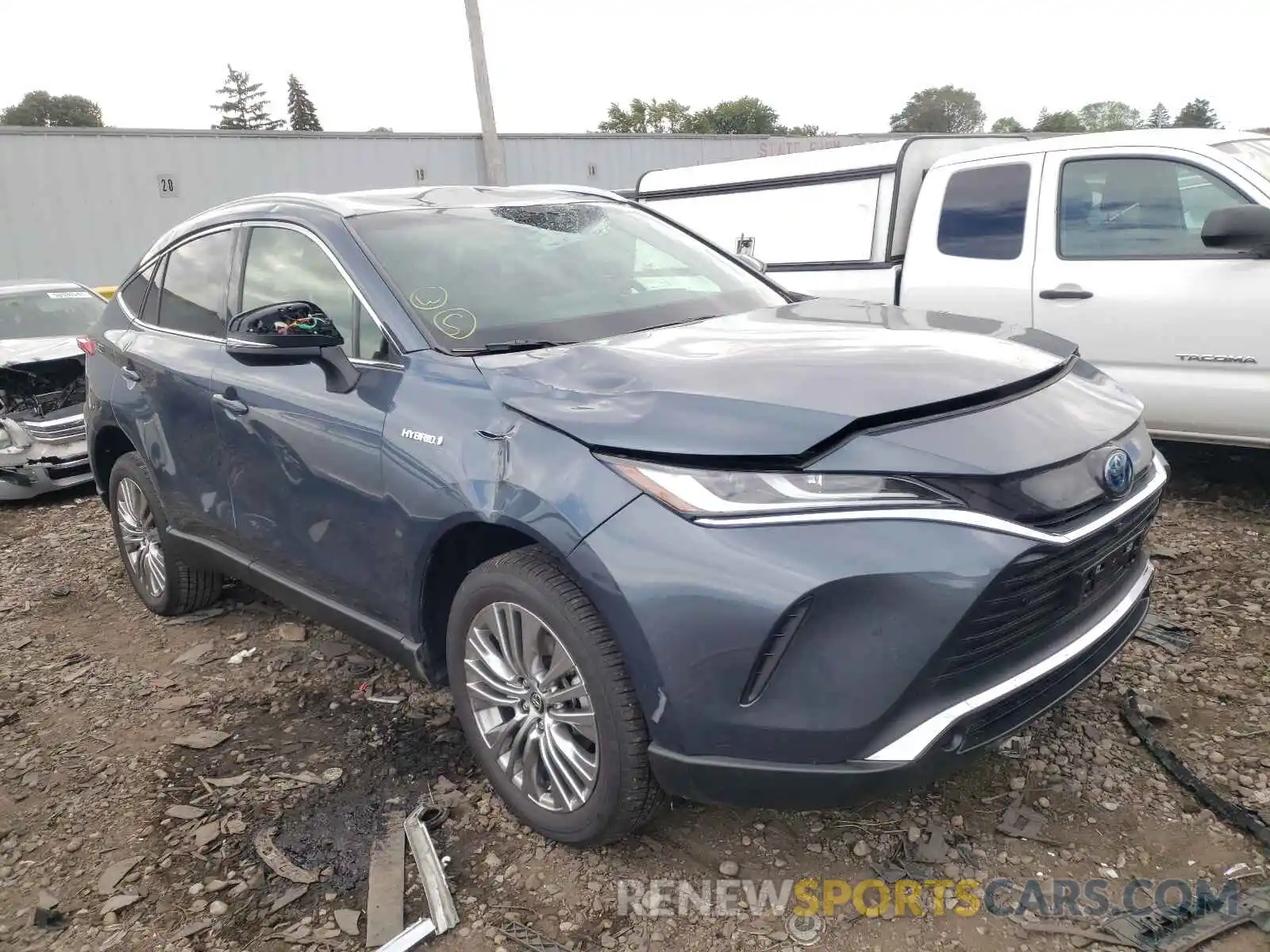 1 Photograph of a damaged car JTEAAAAH7MJ025212 TOYOTA VENZA 2021