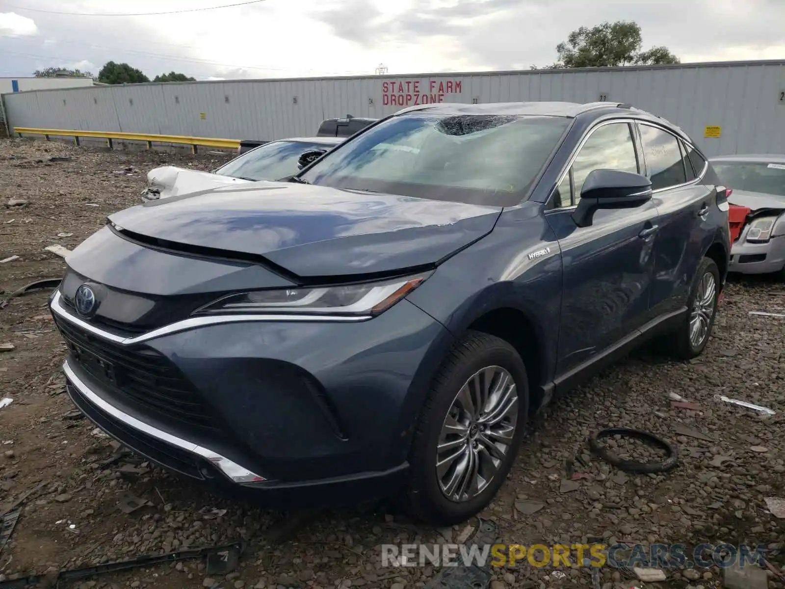 2 Photograph of a damaged car JTEAAAAH7MJ025212 TOYOTA VENZA 2021