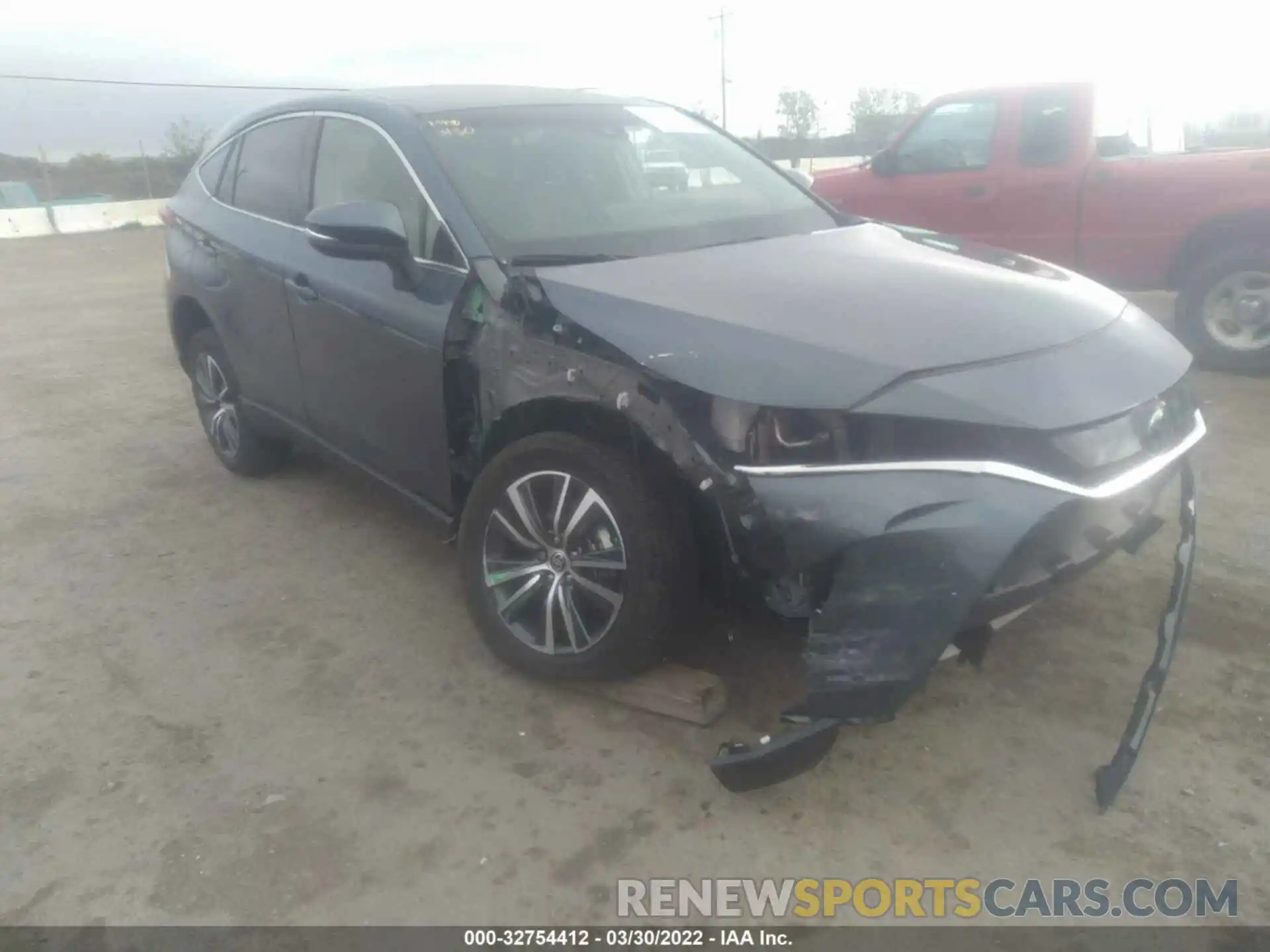 1 Photograph of a damaged car JTEAAAAH7MJ029759 TOYOTA VENZA 2021