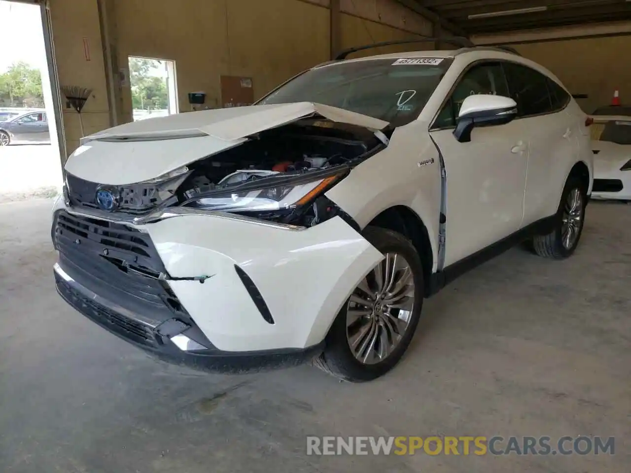 2 Photograph of a damaged car JTEAAAAH7MJ031690 TOYOTA VENZA 2021