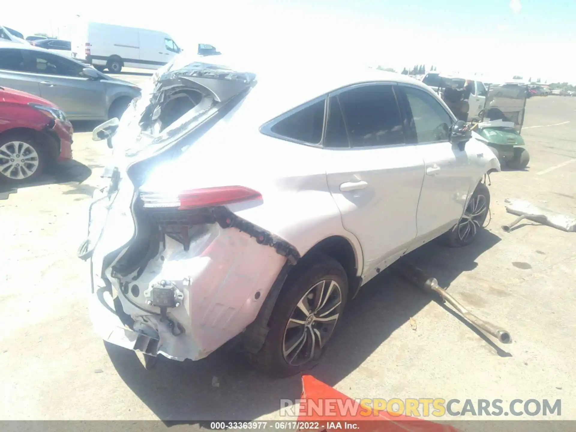 4 Photograph of a damaged car JTEAAAAH7MJ036775 TOYOTA VENZA 2021