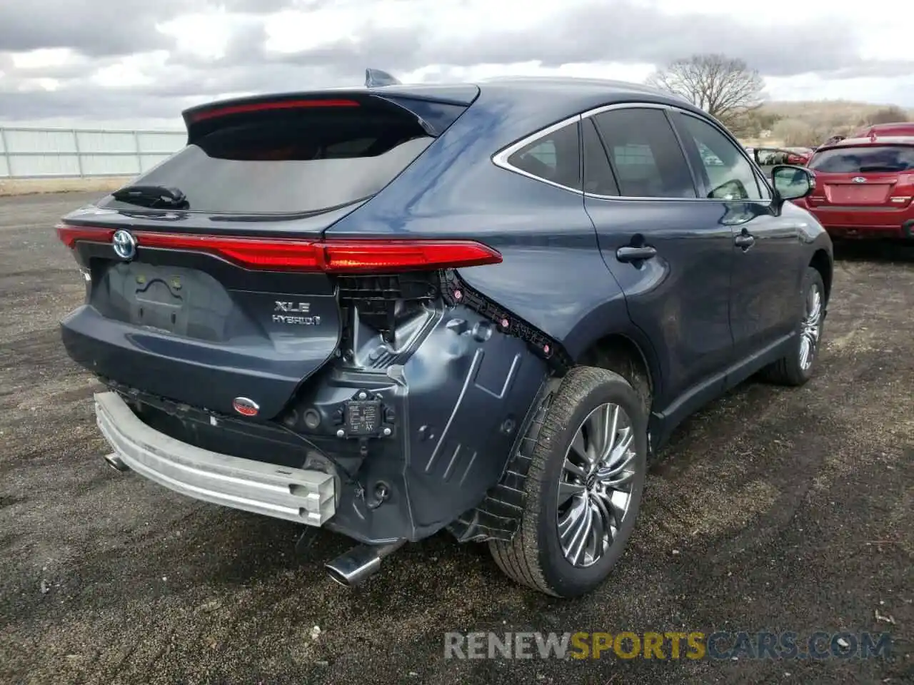 4 Photograph of a damaged car JTEAAAAH7MJ037523 TOYOTA VENZA 2021