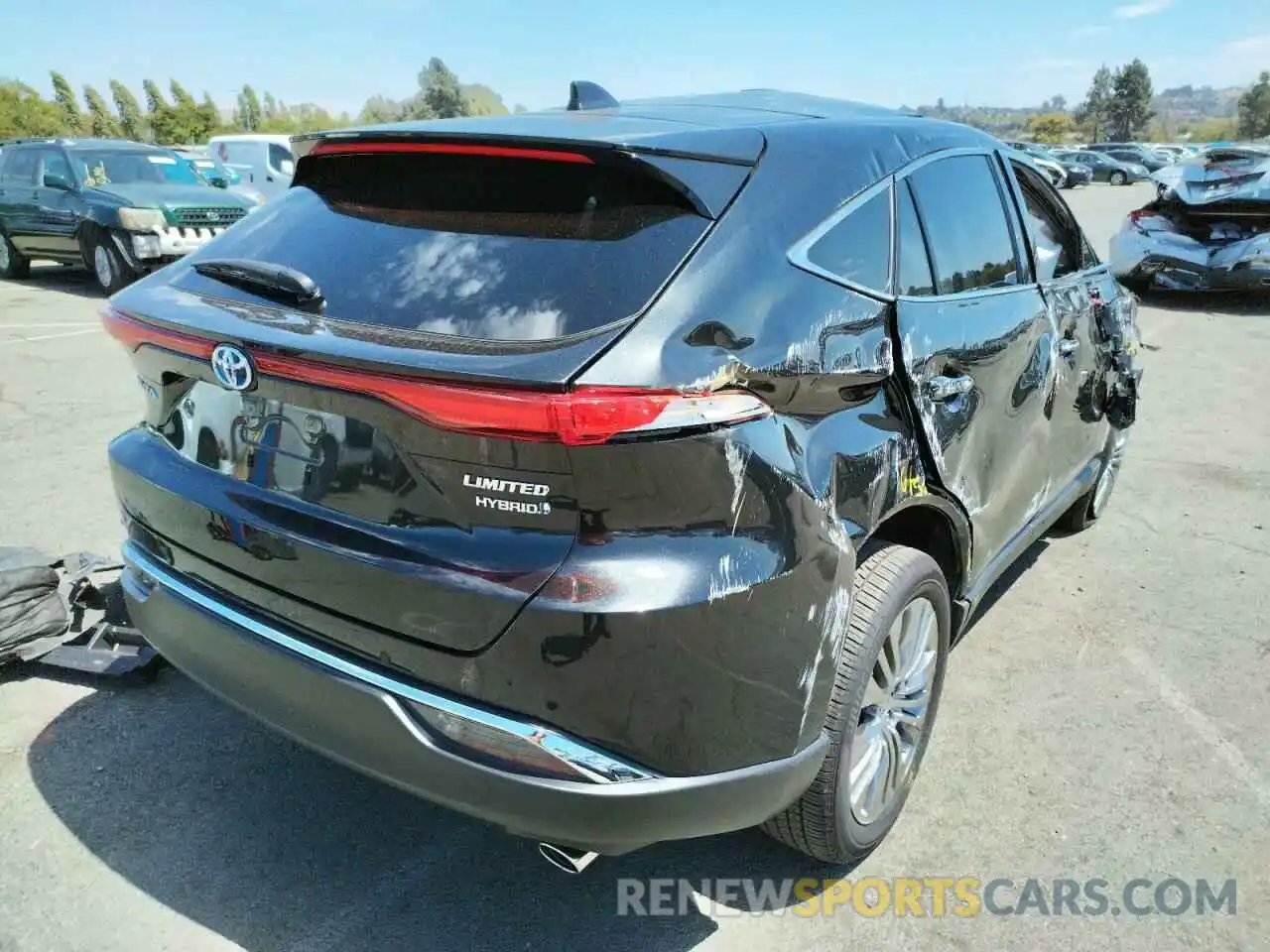 4 Photograph of a damaged car JTEAAAAH7MJ044990 TOYOTA VENZA 2021