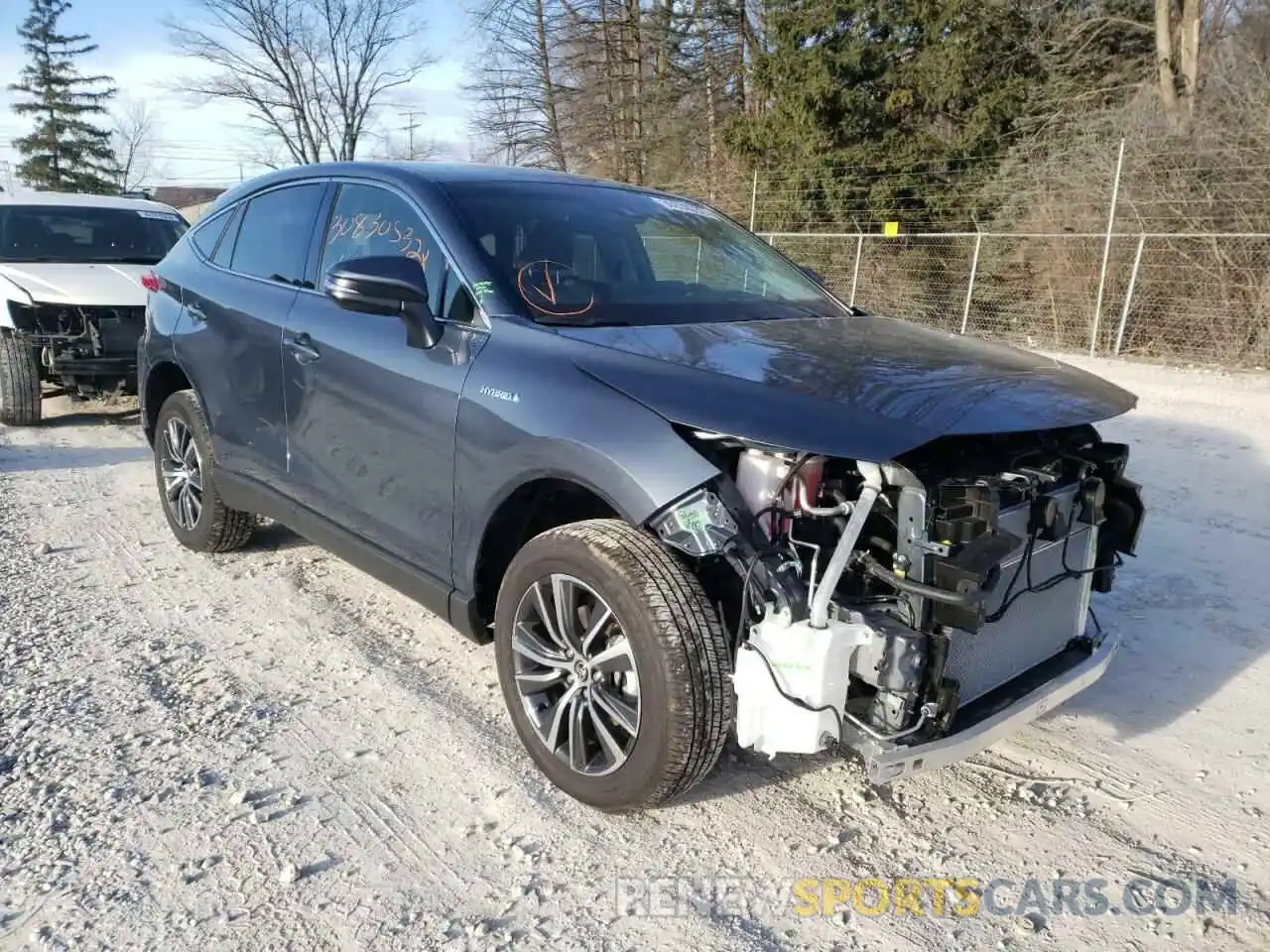 1 Photograph of a damaged car JTEAAAAH7MJ051146 TOYOTA VENZA 2021