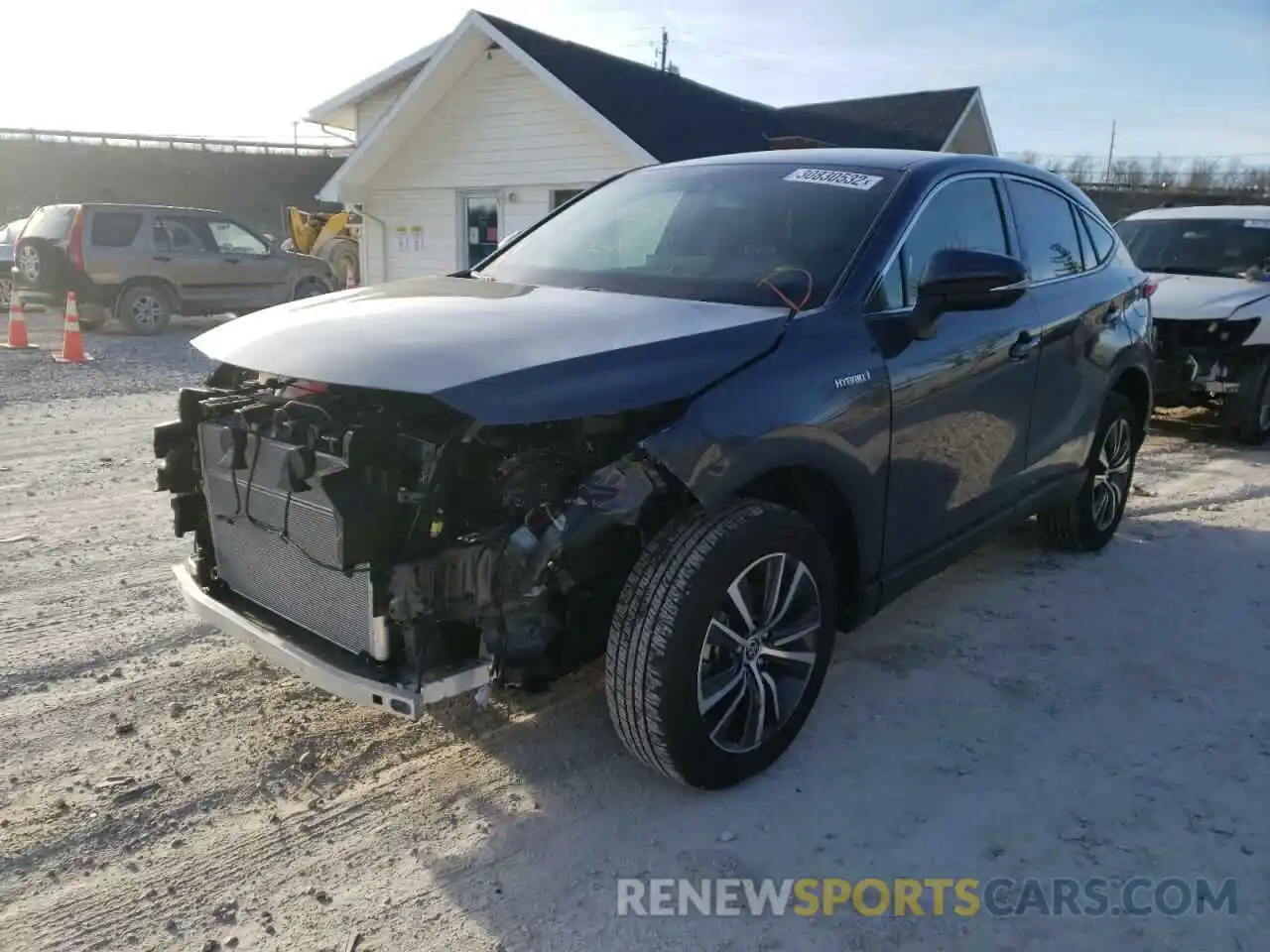 2 Photograph of a damaged car JTEAAAAH7MJ051146 TOYOTA VENZA 2021