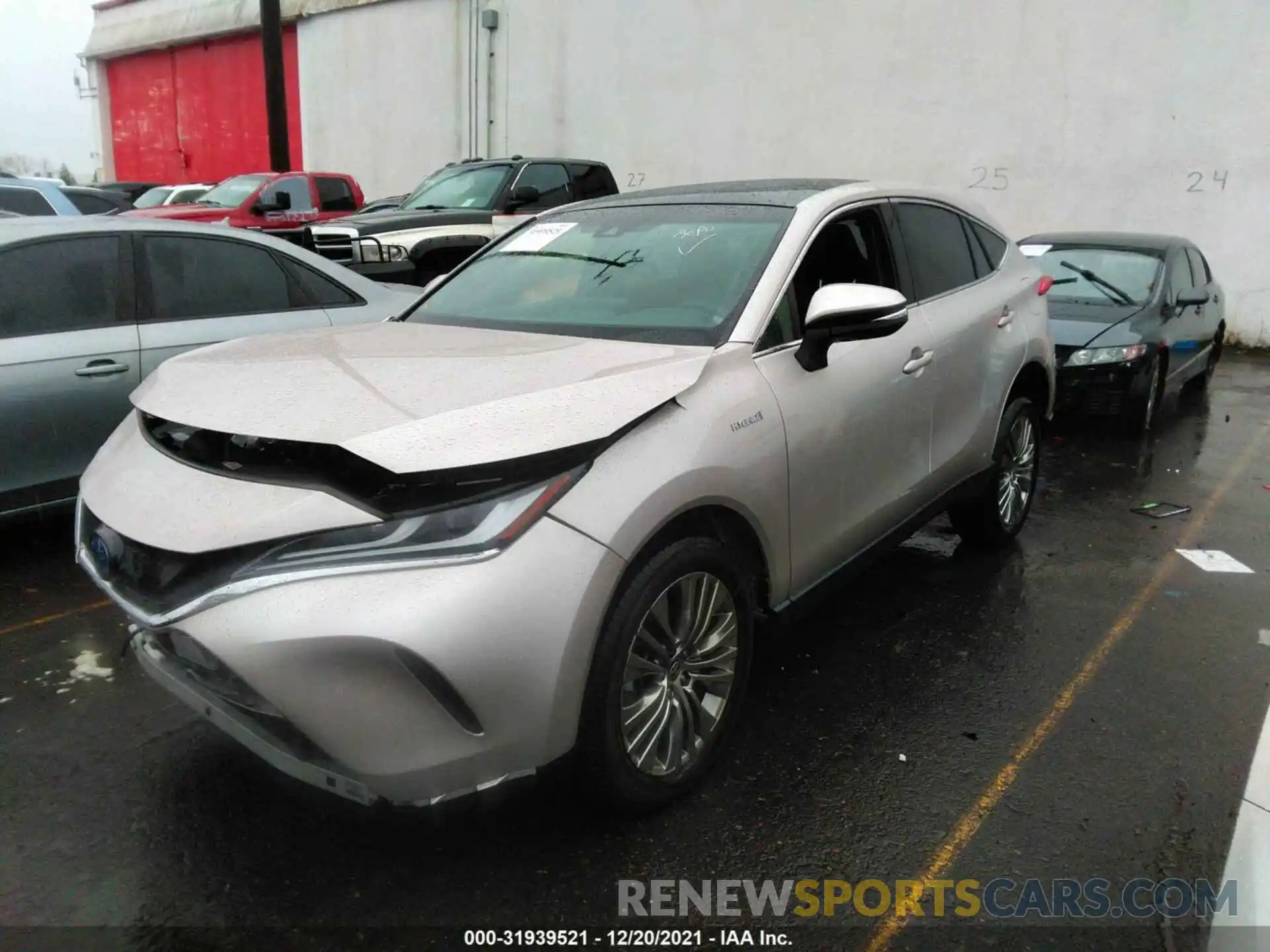 2 Photograph of a damaged car JTEAAAAH7MJ060543 TOYOTA VENZA 2021