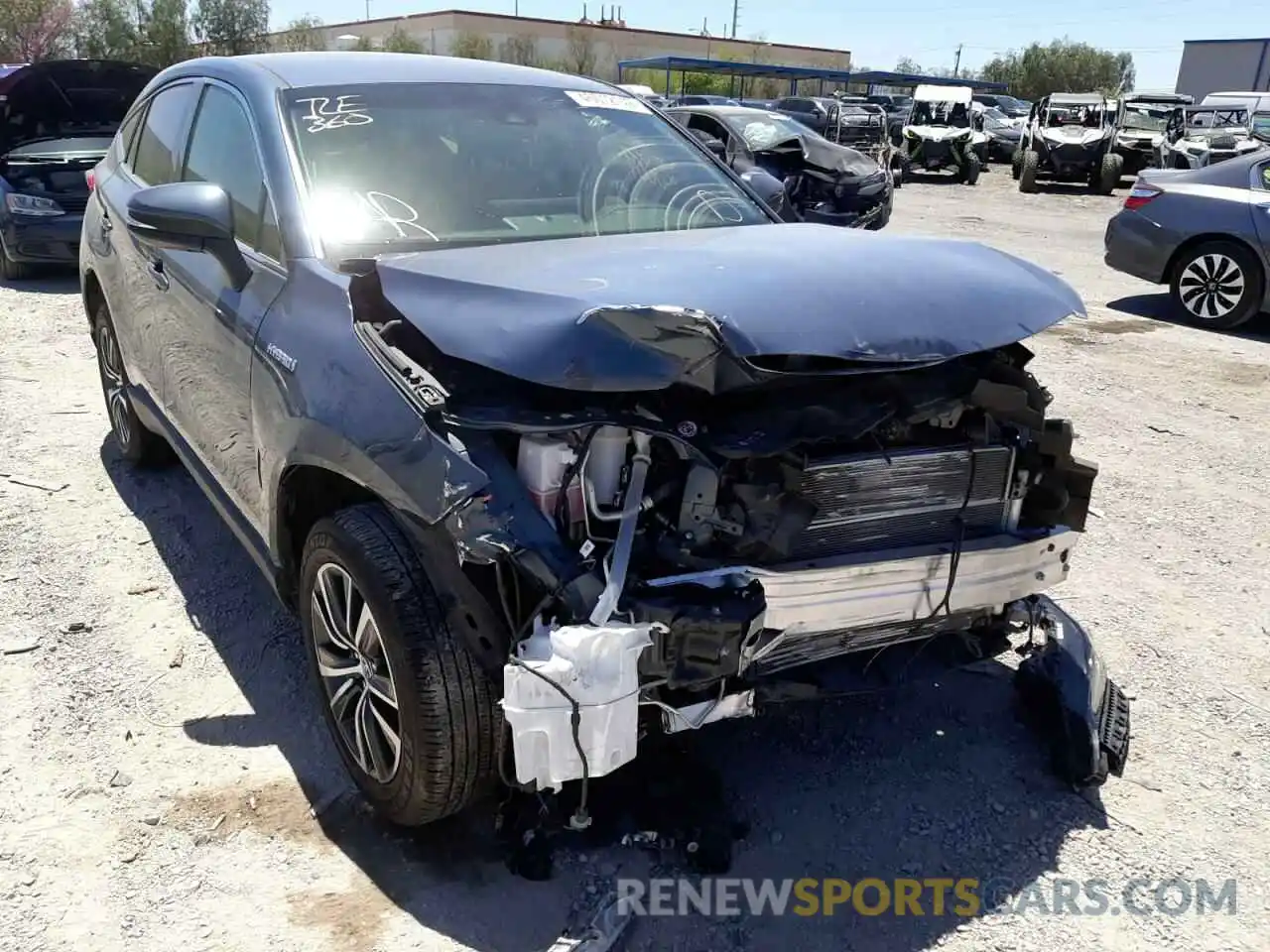 1 Photograph of a damaged car JTEAAAAH7MJ063409 TOYOTA VENZA 2021