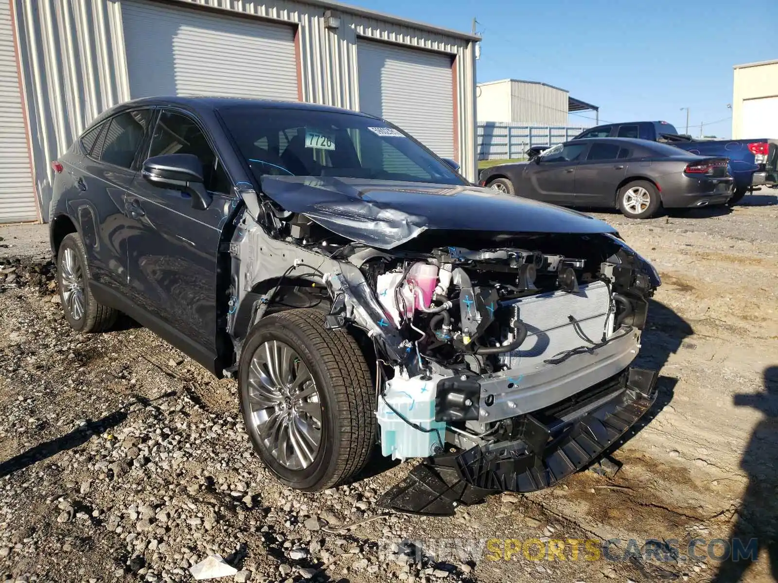 1 Photograph of a damaged car JTEAAAAH7MJ064852 TOYOTA VENZA 2021