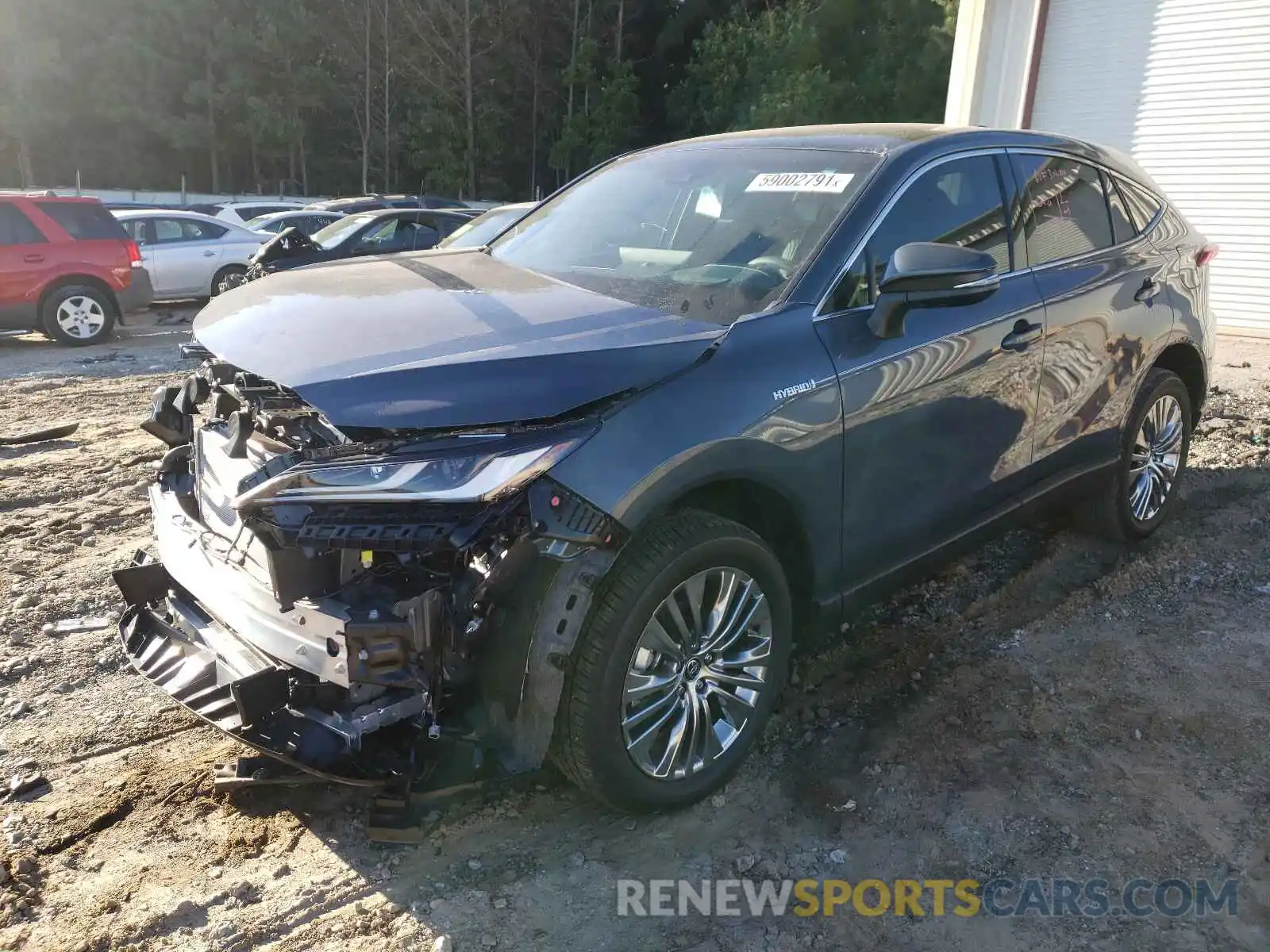 2 Photograph of a damaged car JTEAAAAH7MJ064852 TOYOTA VENZA 2021