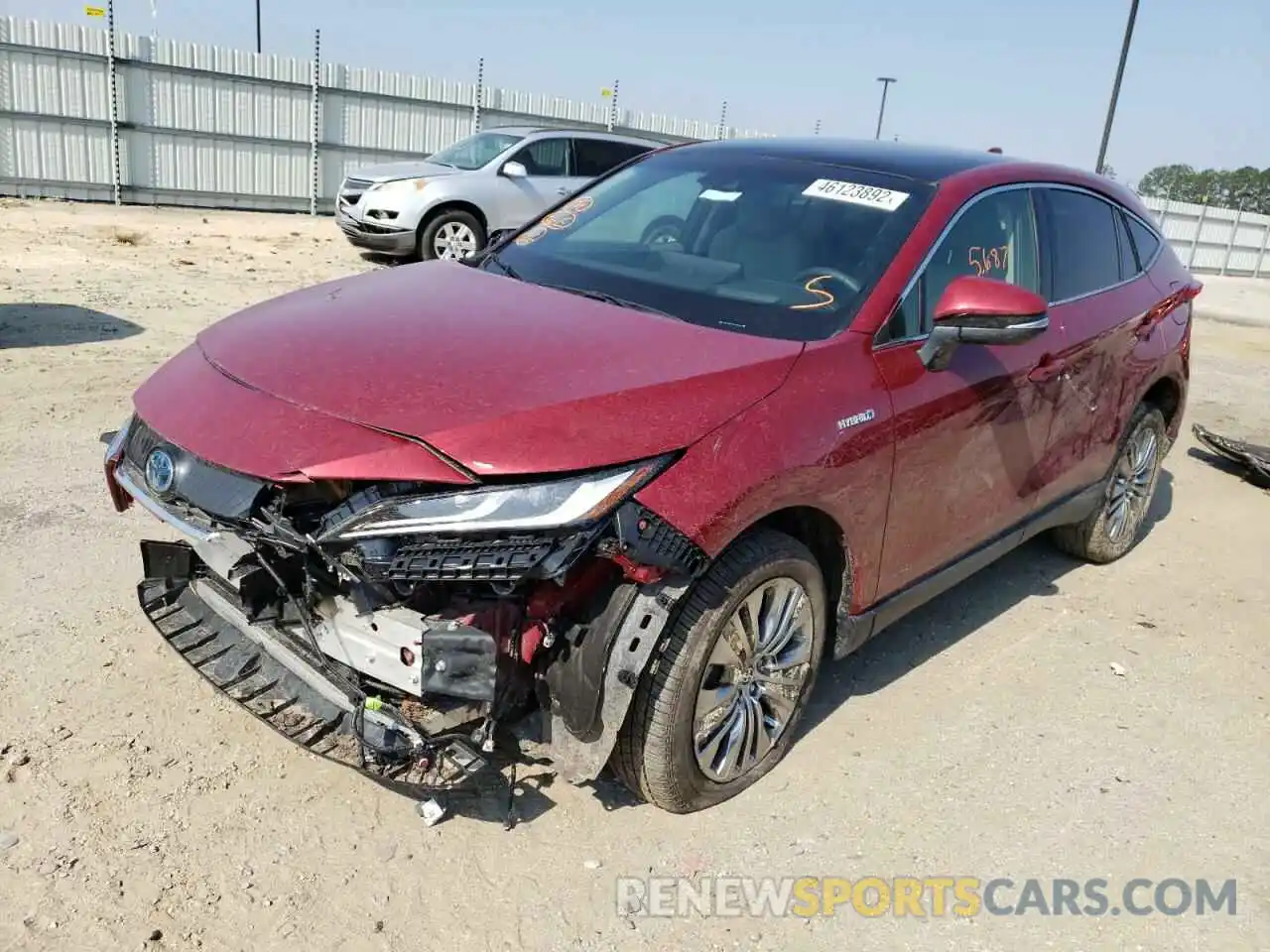 2 Photograph of a damaged car JTEAAAAH7MJ065600 TOYOTA VENZA 2021