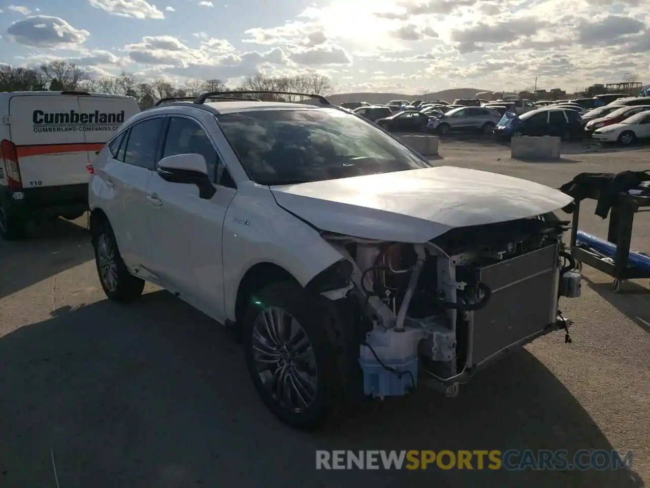 1 Photograph of a damaged car JTEAAAAH7MJ070019 TOYOTA VENZA 2021