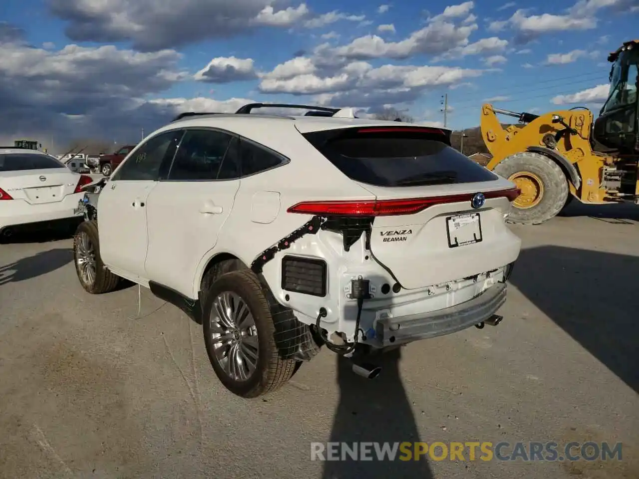 3 Photograph of a damaged car JTEAAAAH7MJ070019 TOYOTA VENZA 2021