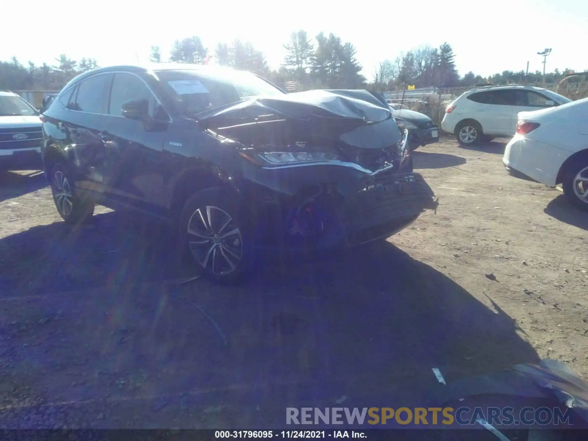 1 Photograph of a damaged car JTEAAAAH7MJ070778 TOYOTA VENZA 2021