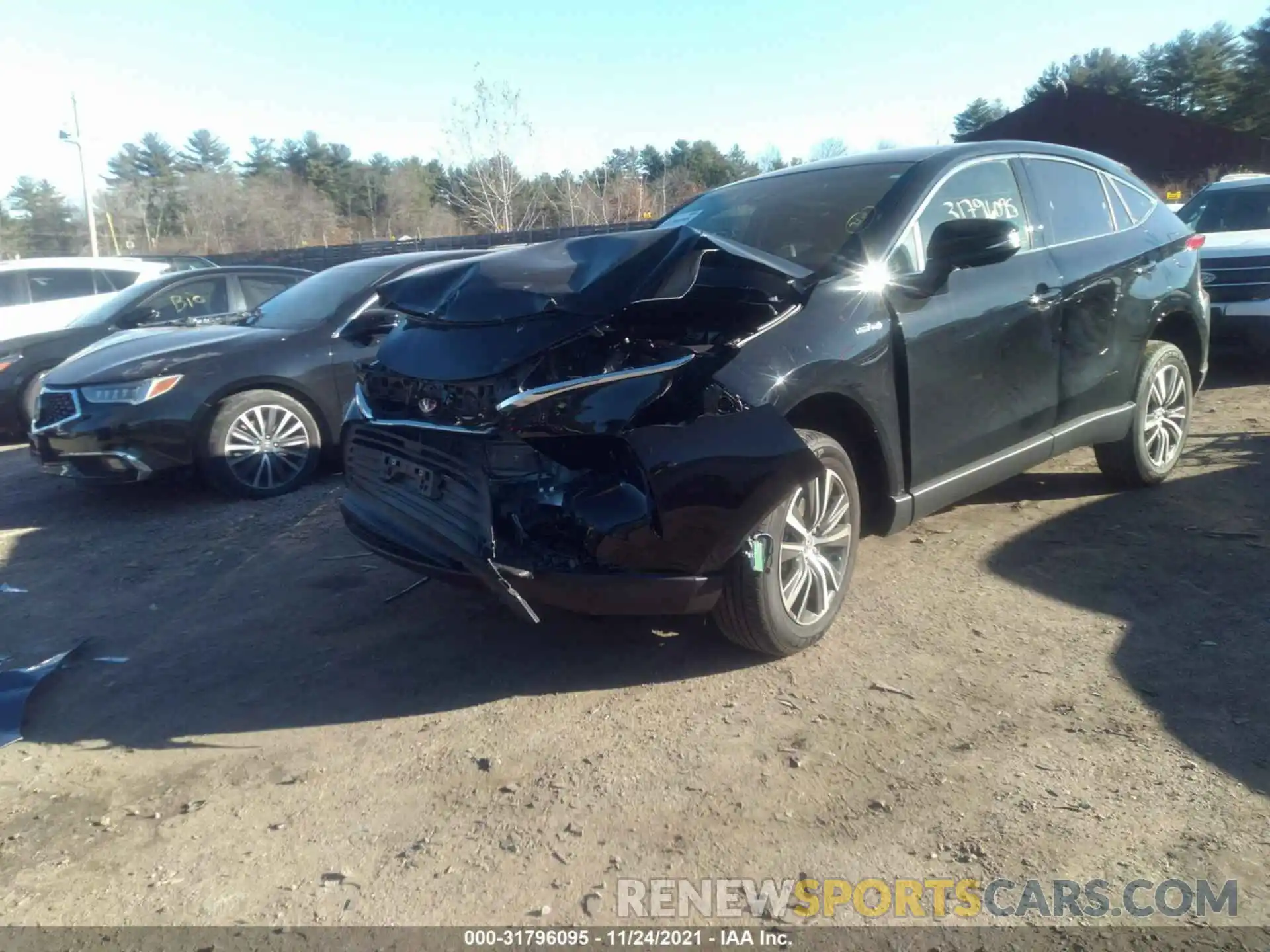 2 Photograph of a damaged car JTEAAAAH7MJ070778 TOYOTA VENZA 2021