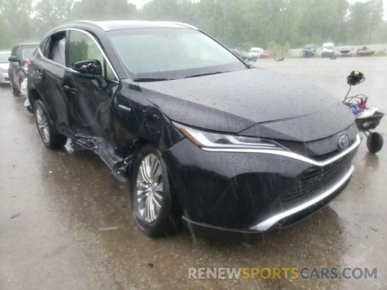 1 Photograph of a damaged car JTEAAAAH7MJ072417 TOYOTA VENZA 2021