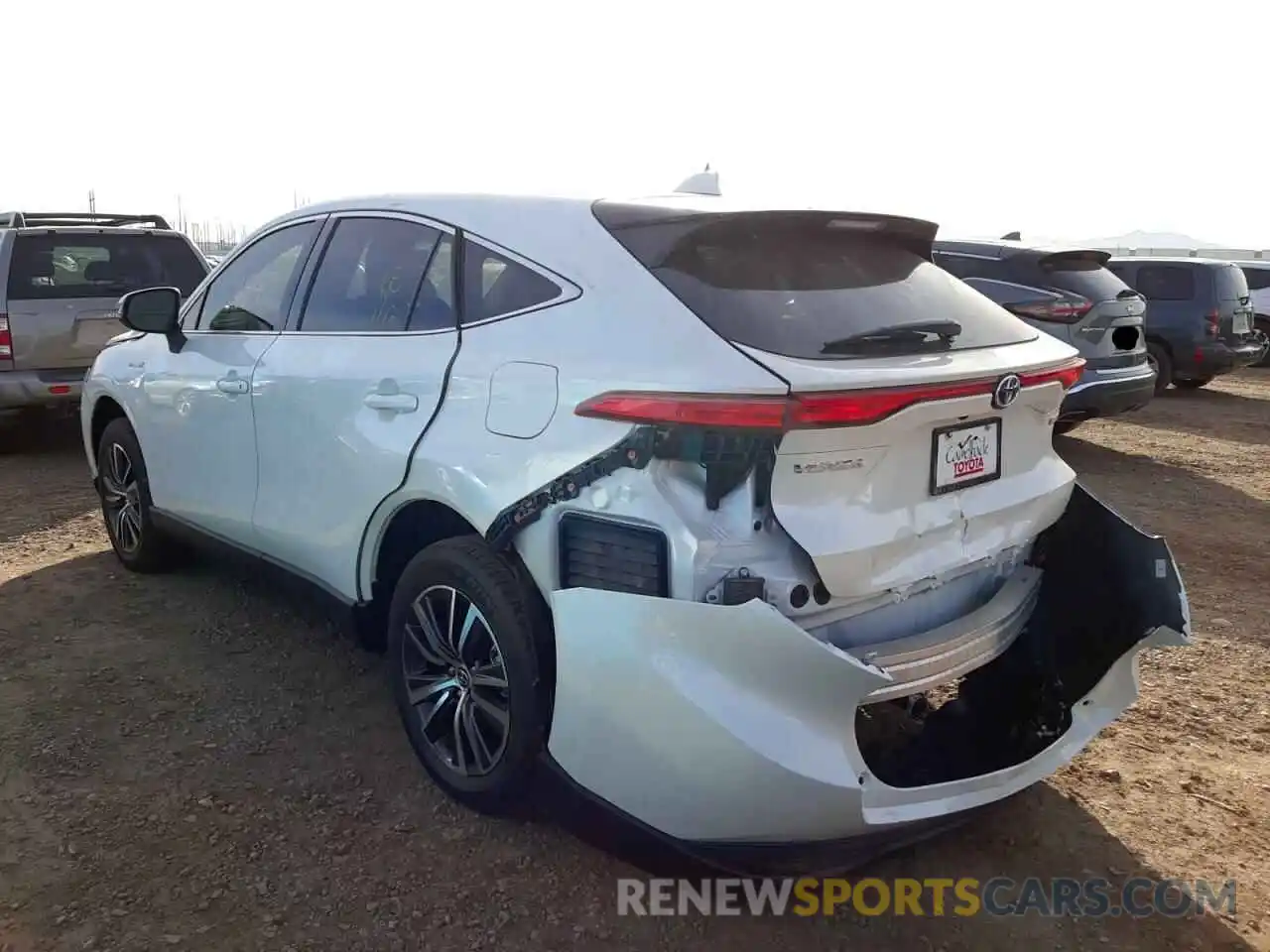 3 Photograph of a damaged car JTEAAAAH7MJ073275 TOYOTA VENZA 2021