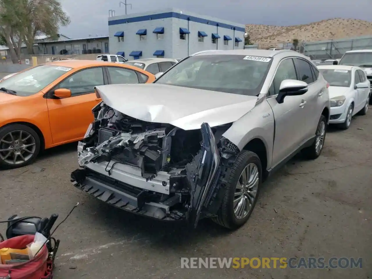 2 Photograph of a damaged car JTEAAAAH7MJ075804 TOYOTA VENZA 2021