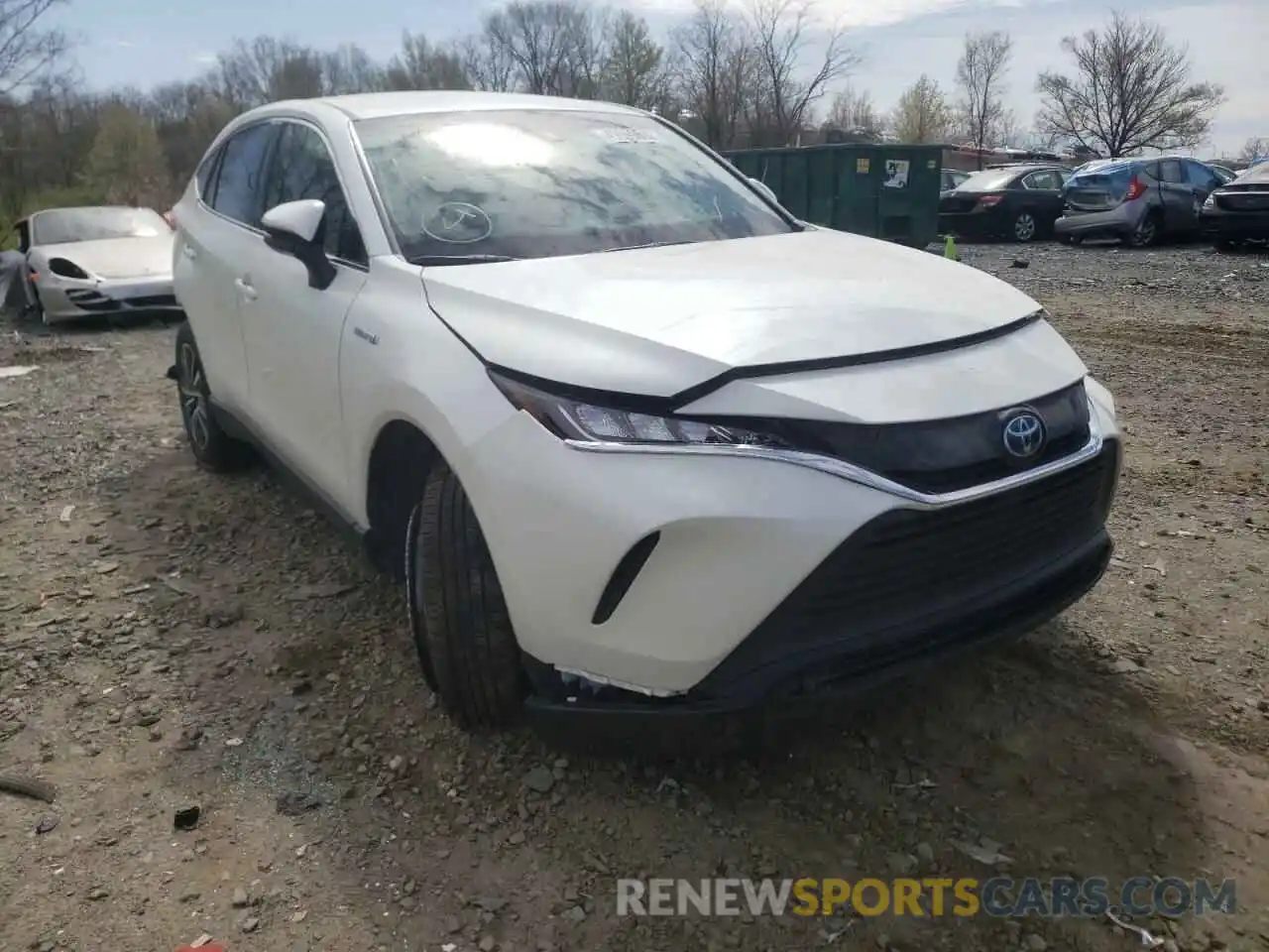 1 Photograph of a damaged car JTEAAAAH7MJ086852 TOYOTA VENZA 2021