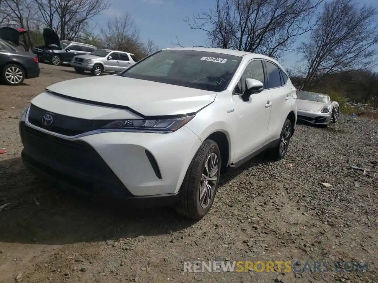 2 Photograph of a damaged car JTEAAAAH7MJ086852 TOYOTA VENZA 2021