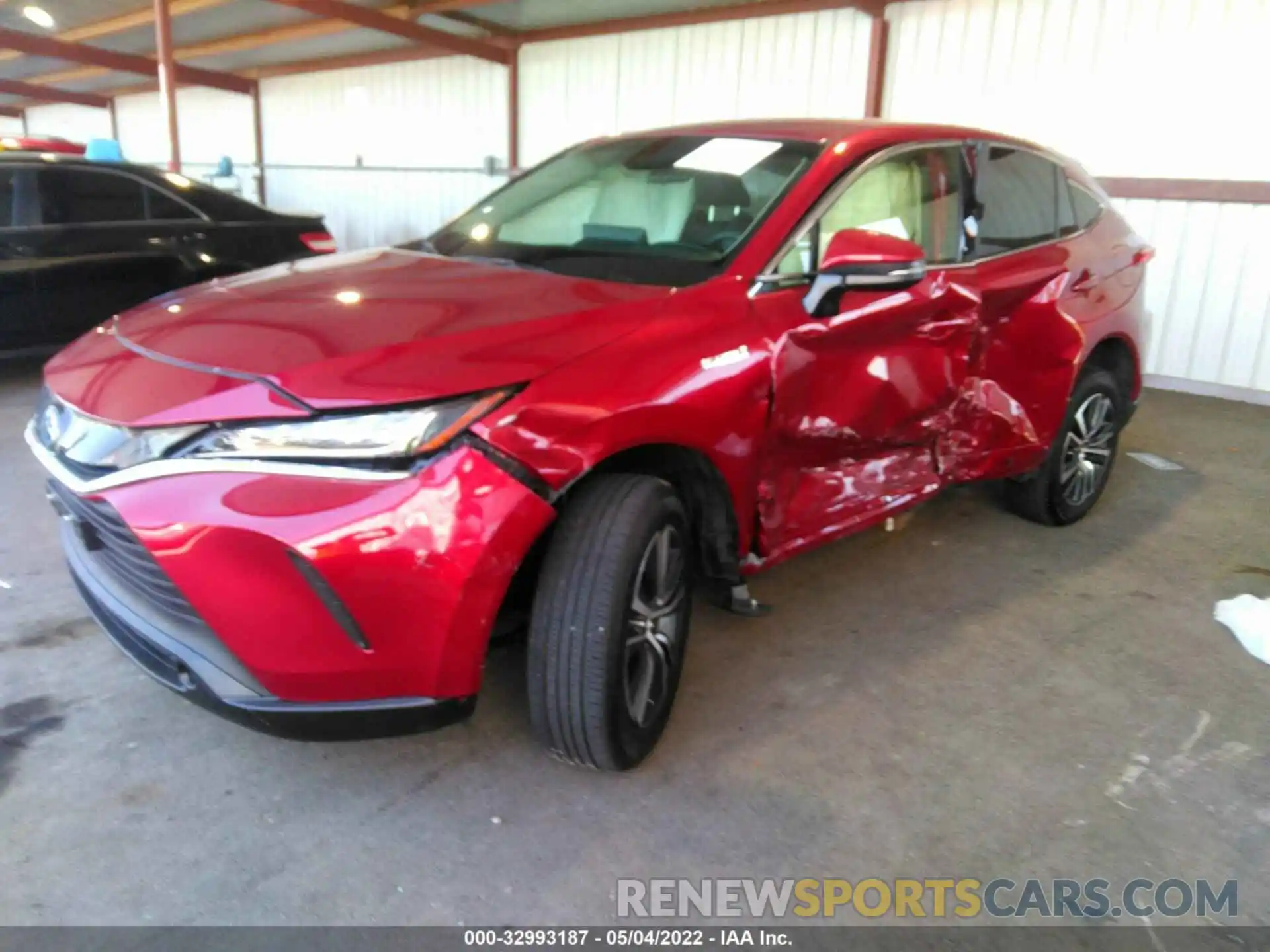 2 Photograph of a damaged car JTEAAAAH7MJ087001 TOYOTA VENZA 2021