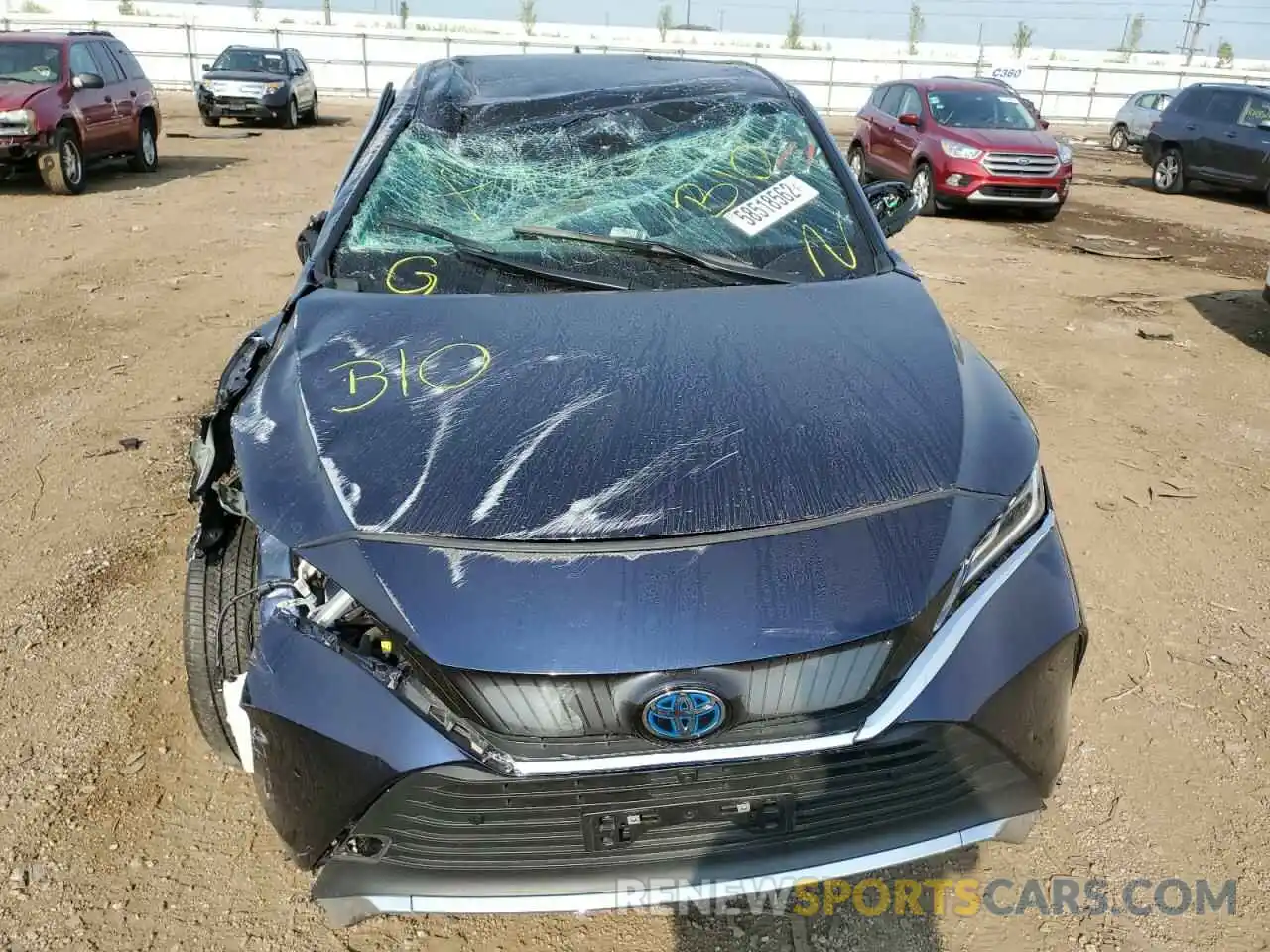 9 Photograph of a damaged car JTEAAAAH8MJ000223 TOYOTA VENZA 2021