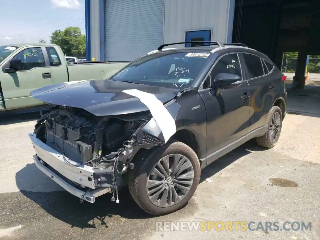 2 Photograph of a damaged car JTEAAAAH8MJ000299 TOYOTA VENZA 2021