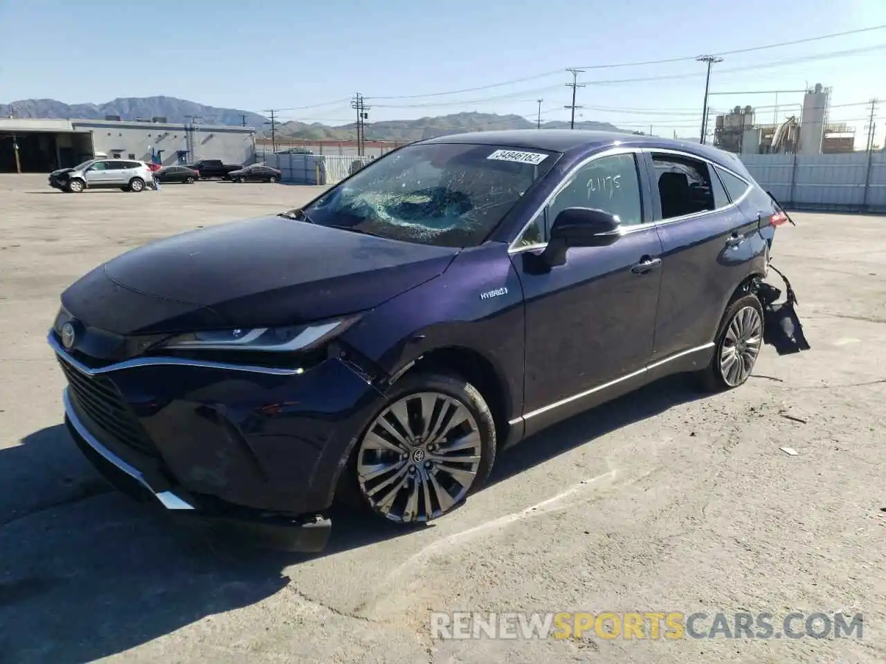 2 Photograph of a damaged car JTEAAAAH8MJ001050 TOYOTA VENZA 2021