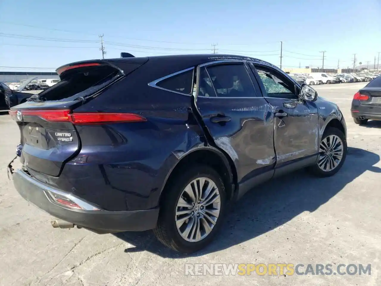 4 Photograph of a damaged car JTEAAAAH8MJ001050 TOYOTA VENZA 2021