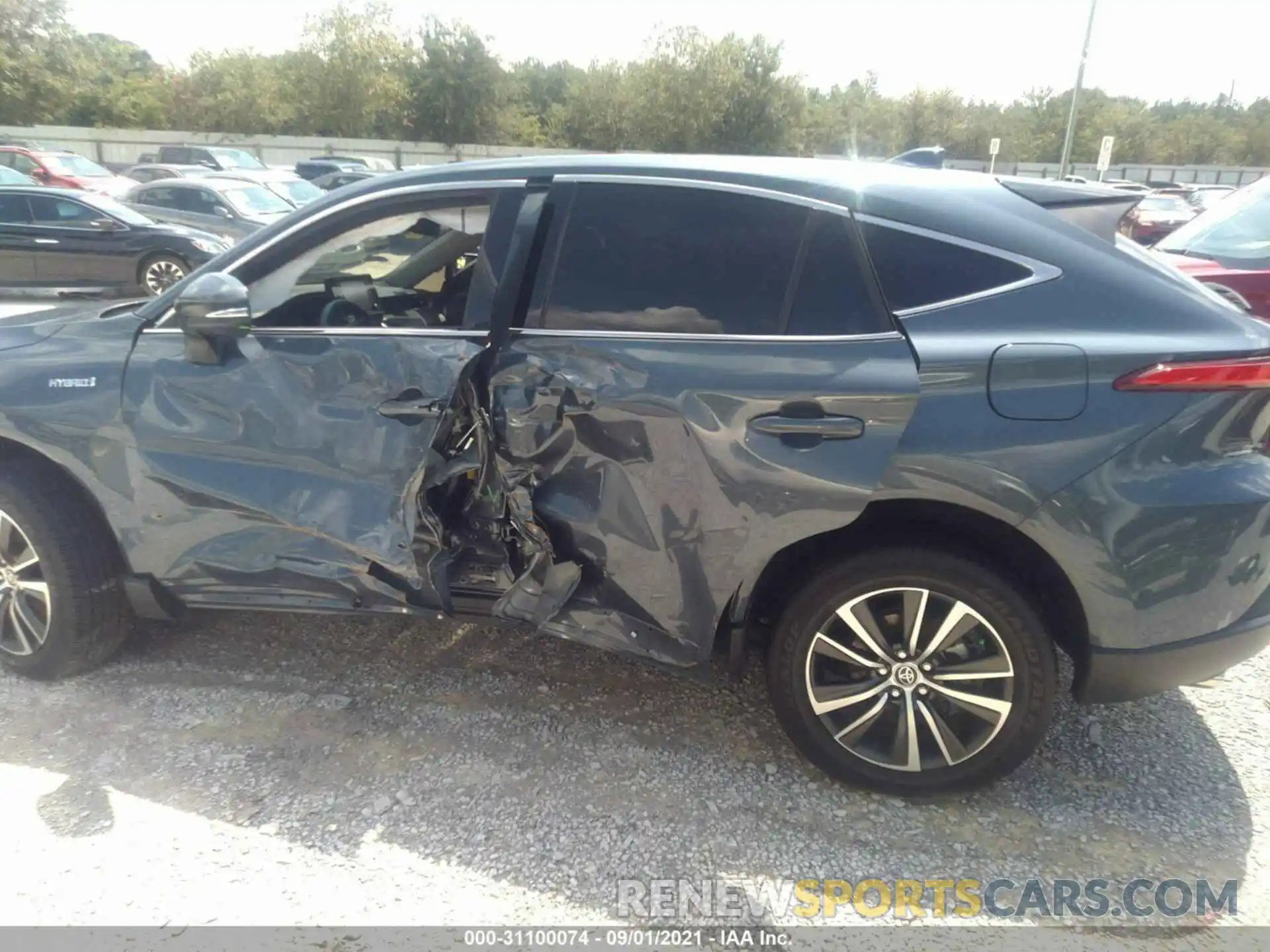 6 Photograph of a damaged car JTEAAAAH8MJ006183 TOYOTA VENZA 2021