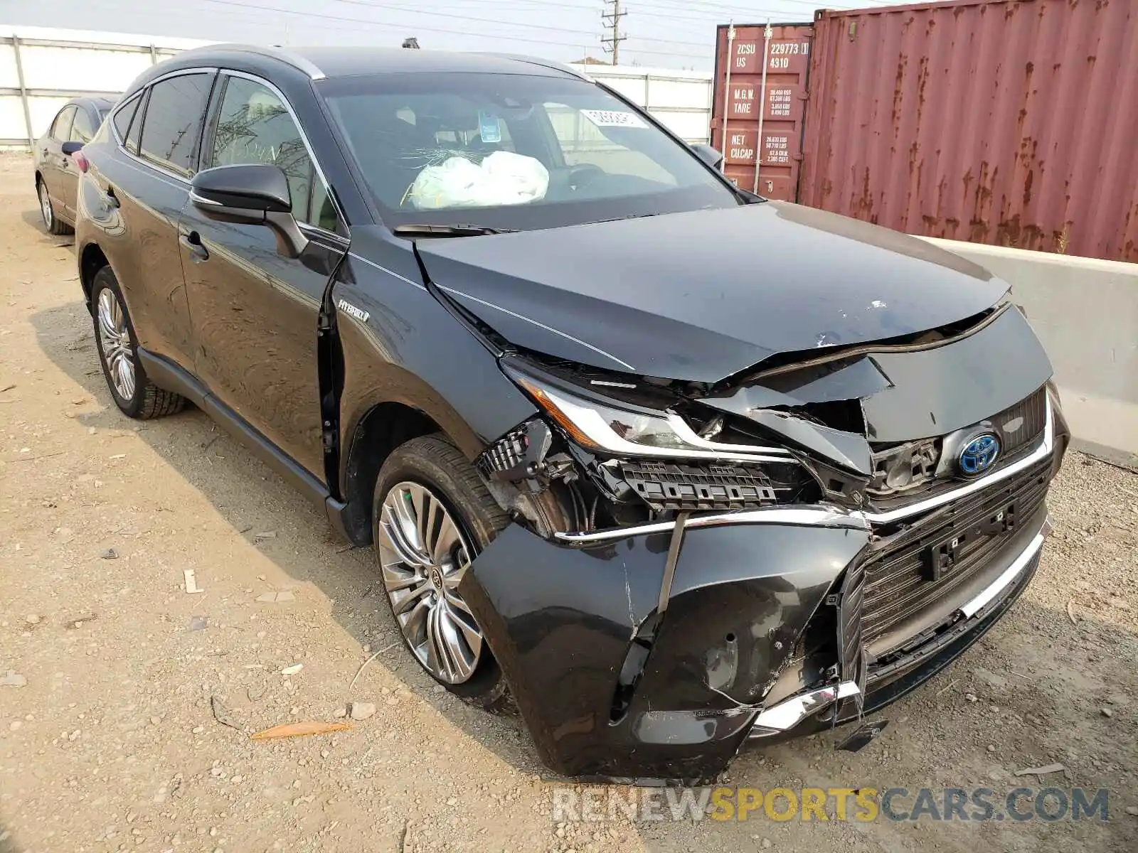 1 Photograph of a damaged car JTEAAAAH8MJ013957 TOYOTA VENZA 2021