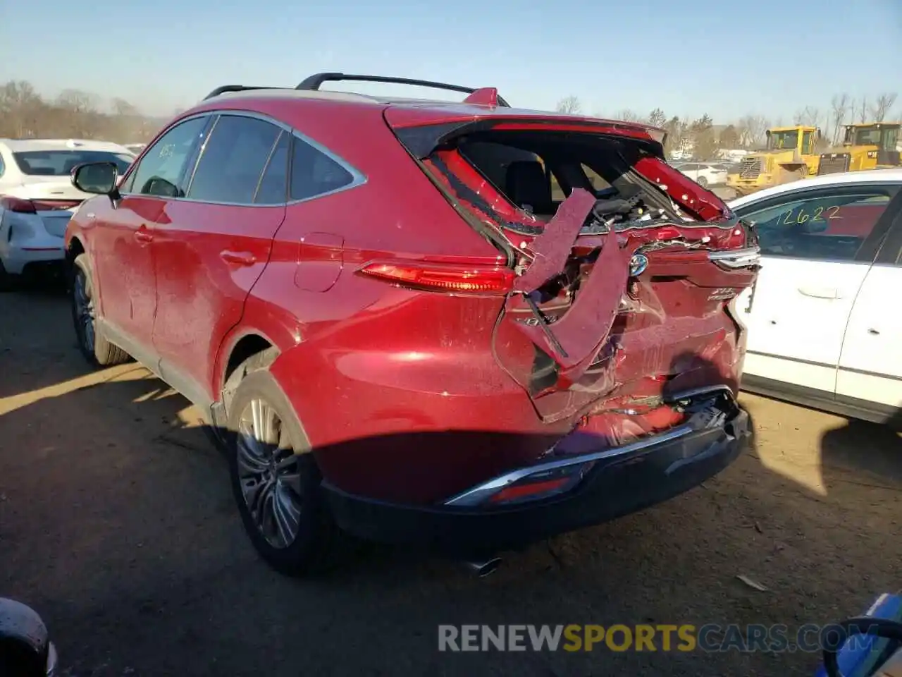 3 Photograph of a damaged car JTEAAAAH8MJ018043 TOYOTA VENZA 2021