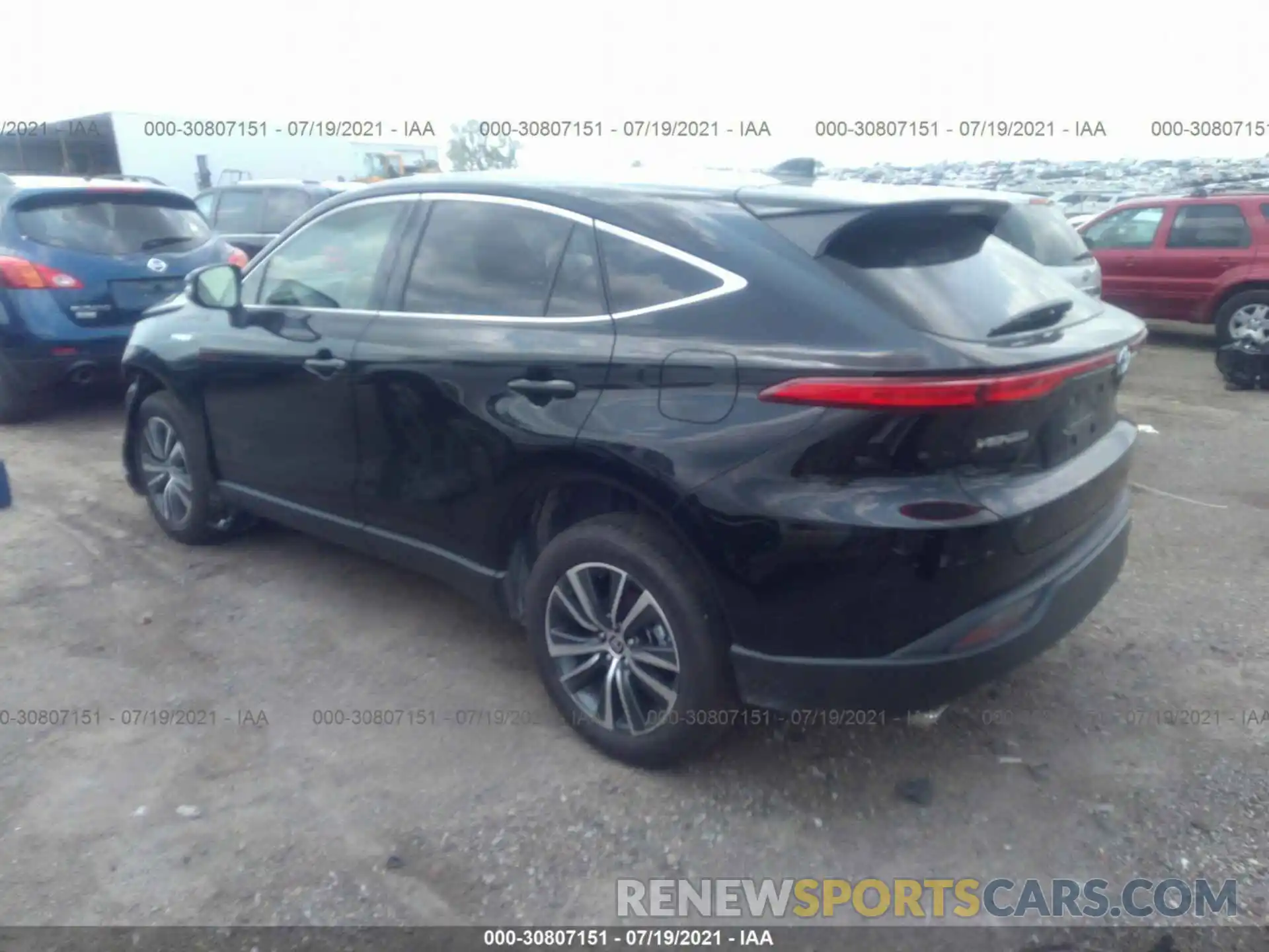 3 Фотография поврежденного автомобиля JTEAAAAH8MJ023159 TOYOTA VENZA 2021