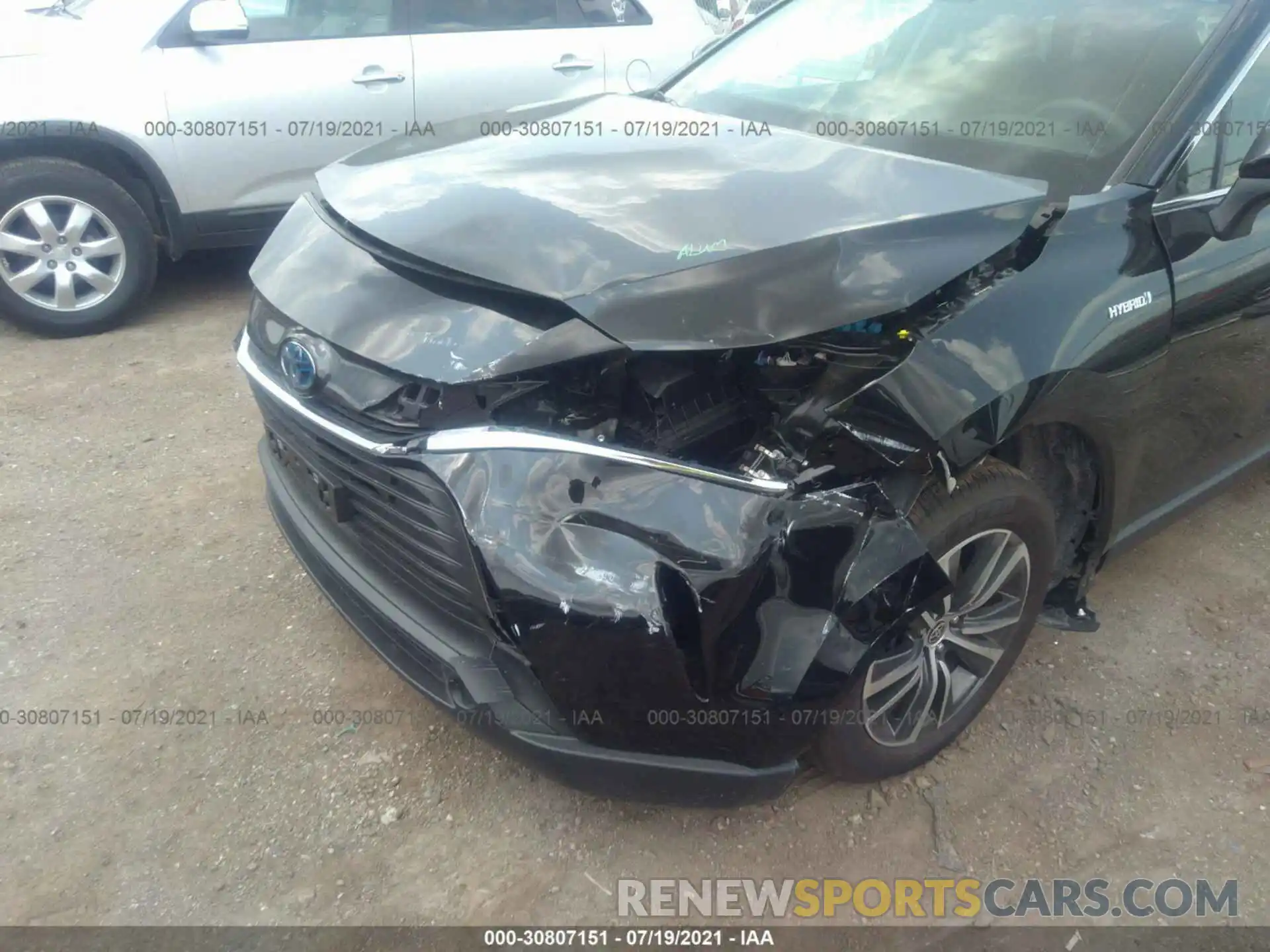 6 Photograph of a damaged car JTEAAAAH8MJ023159 TOYOTA VENZA 2021