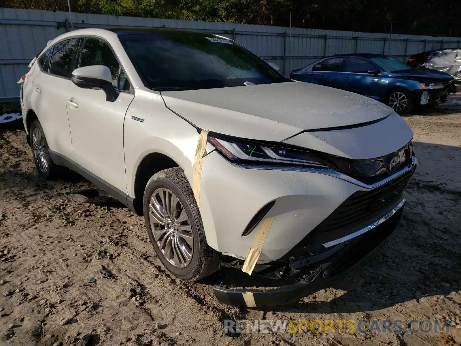 1 Photograph of a damaged car JTEAAAAH8MJ030290 TOYOTA VENZA 2021