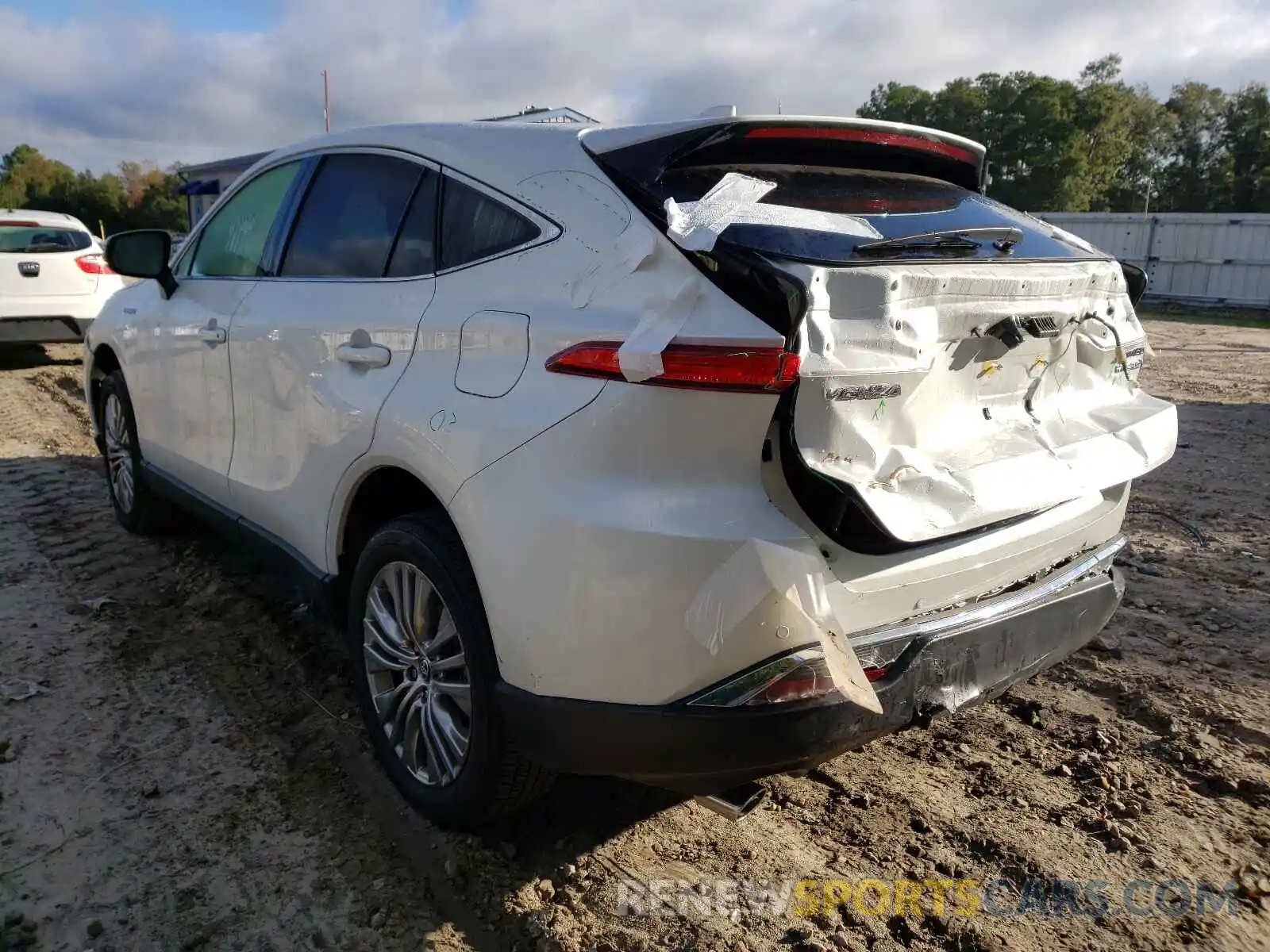 3 Photograph of a damaged car JTEAAAAH8MJ030290 TOYOTA VENZA 2021