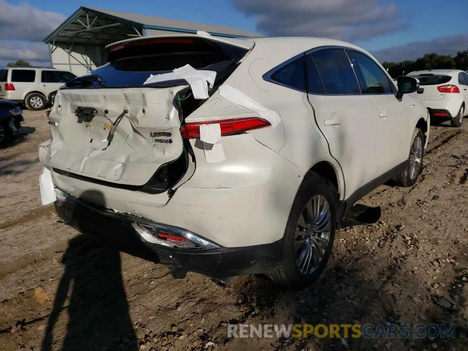 4 Photograph of a damaged car JTEAAAAH8MJ030290 TOYOTA VENZA 2021