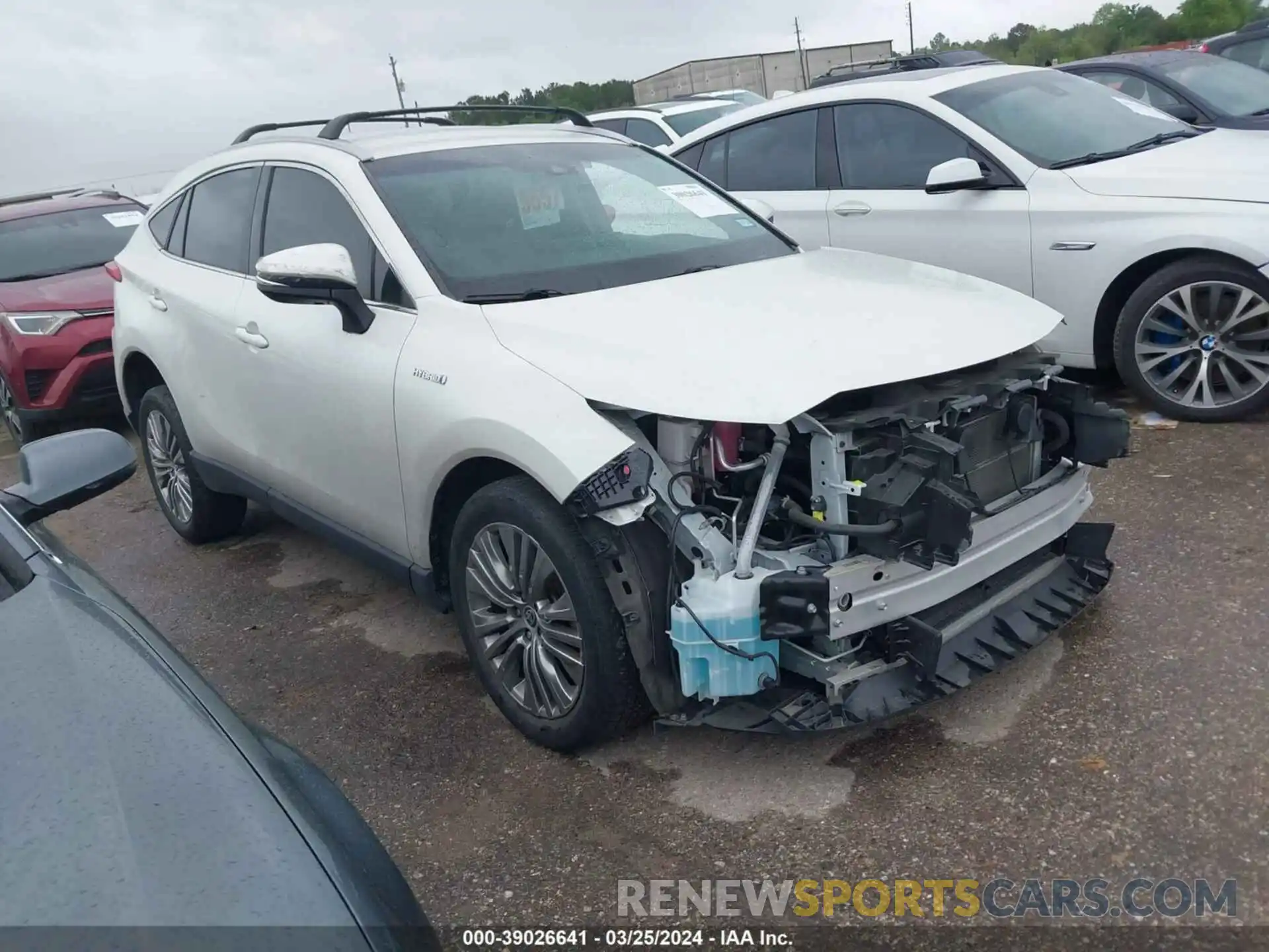 1 Photograph of a damaged car JTEAAAAH8MJ031441 TOYOTA VENZA 2021