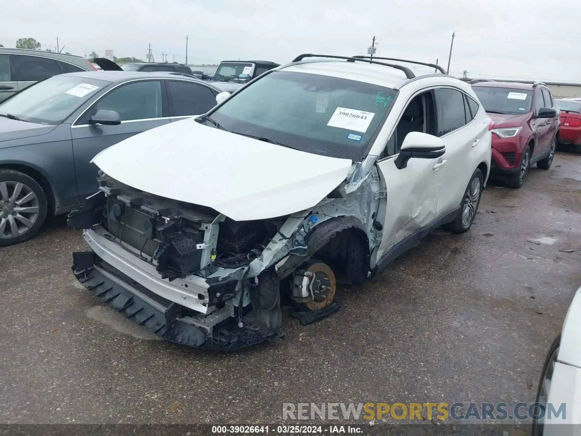 2 Photograph of a damaged car JTEAAAAH8MJ031441 TOYOTA VENZA 2021