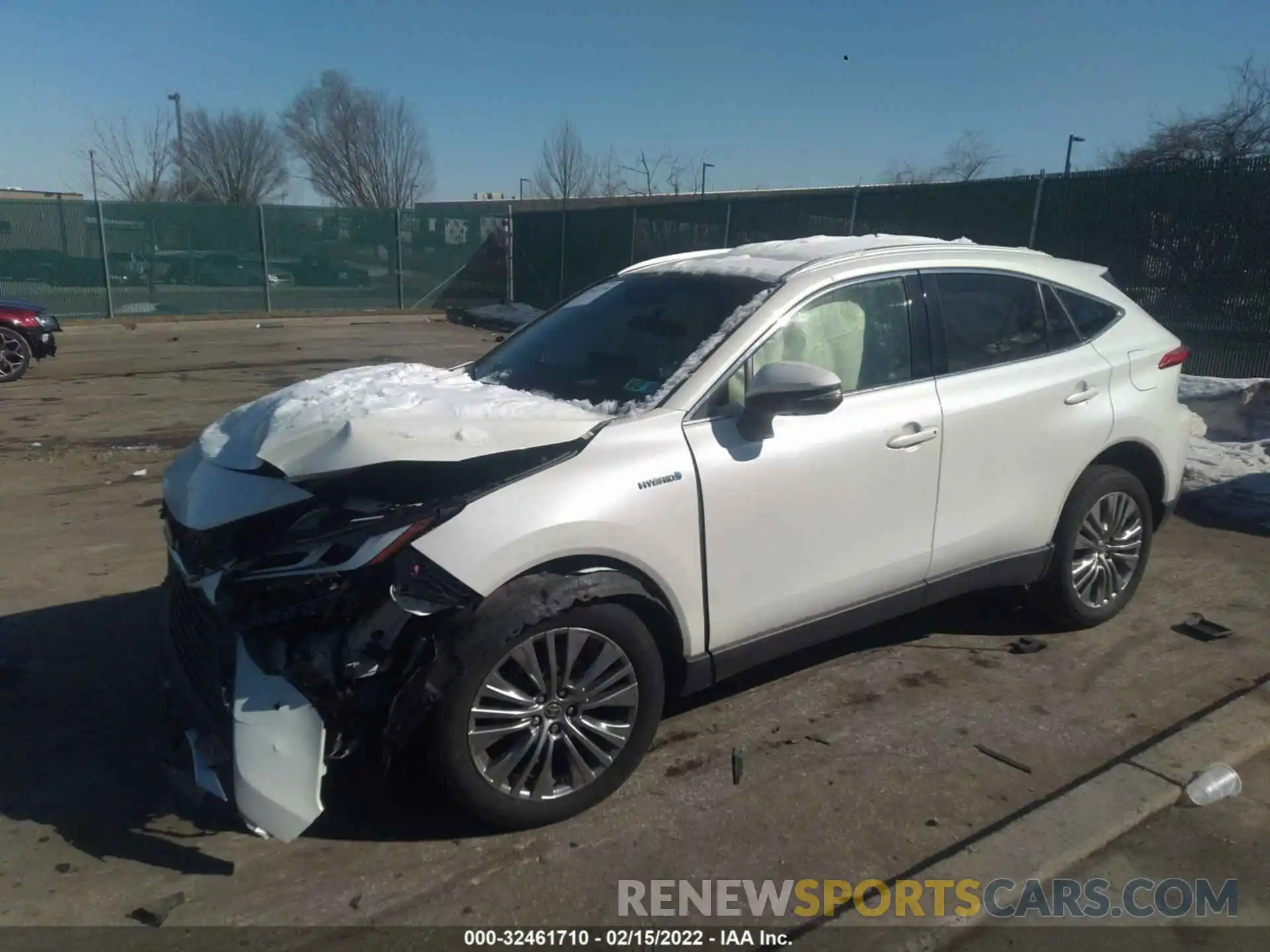 2 Photograph of a damaged car JTEAAAAH8MJ034761 TOYOTA VENZA 2021