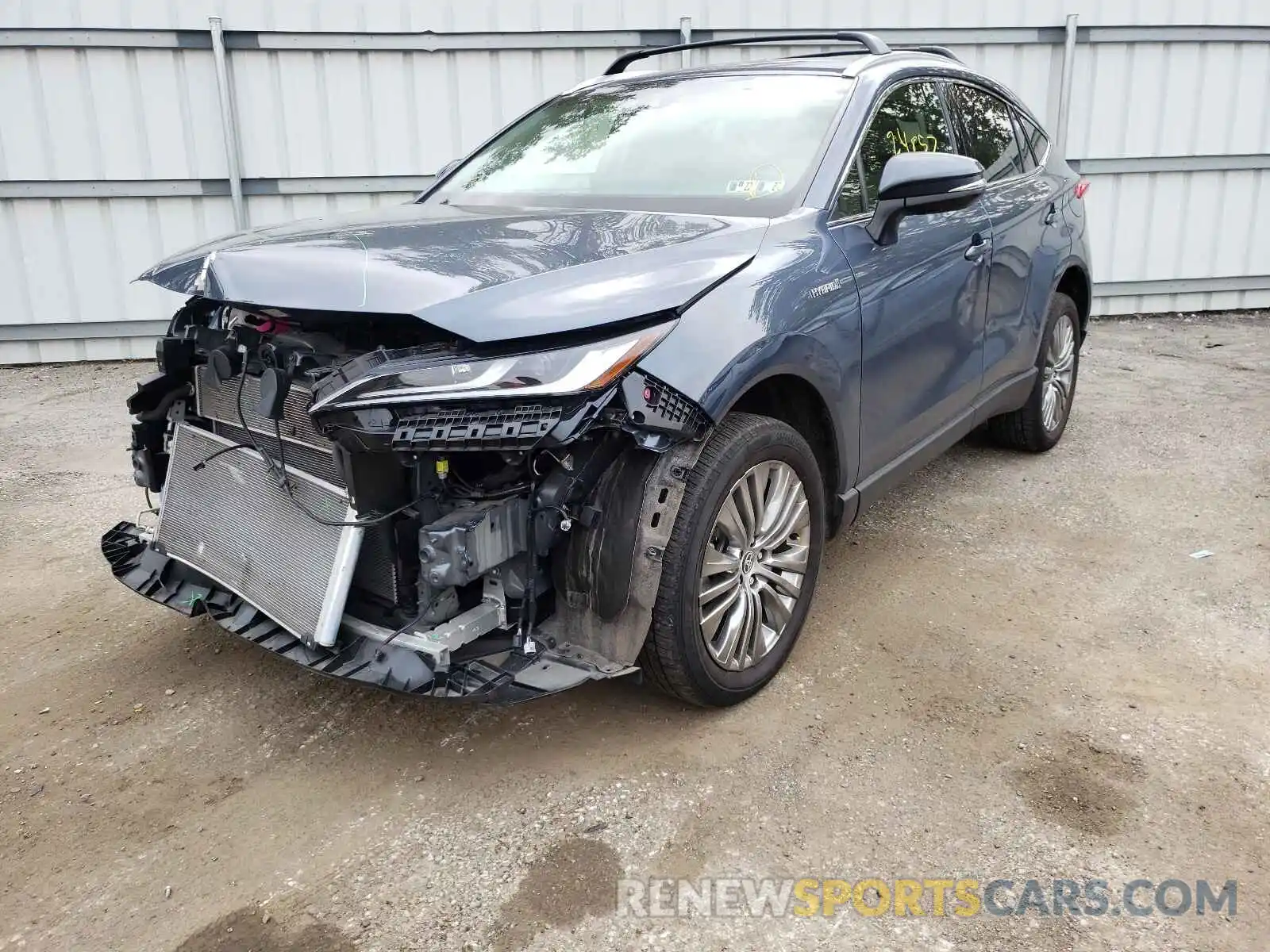 2 Photograph of a damaged car JTEAAAAH8MJ037658 TOYOTA VENZA 2021