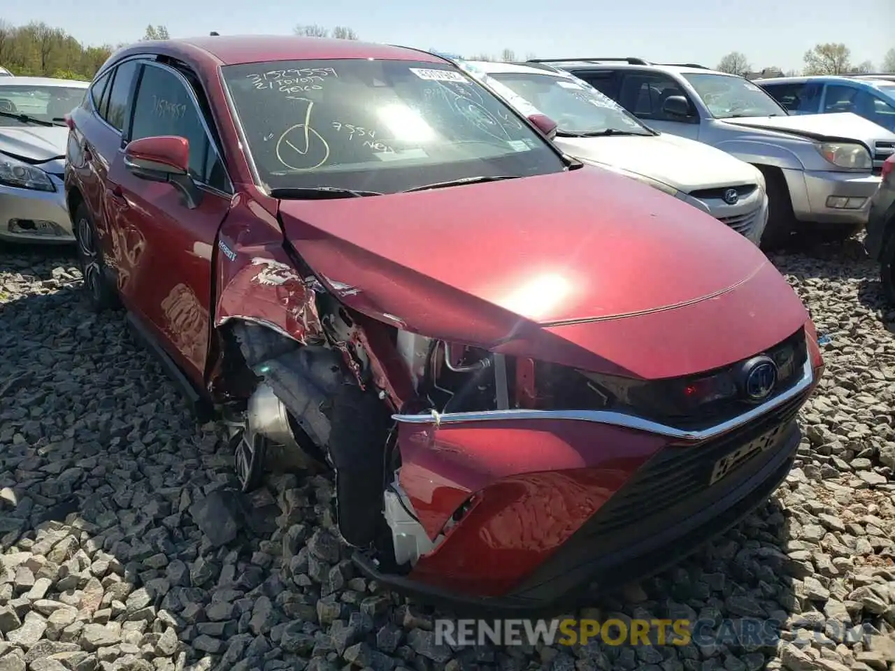 9 Photograph of a damaged car JTEAAAAH8MJ037899 TOYOTA VENZA 2021