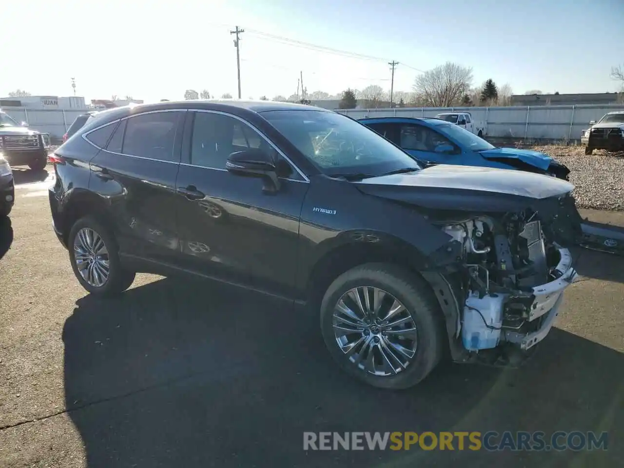 4 Photograph of a damaged car JTEAAAAH8MJ038910 TOYOTA VENZA 2021