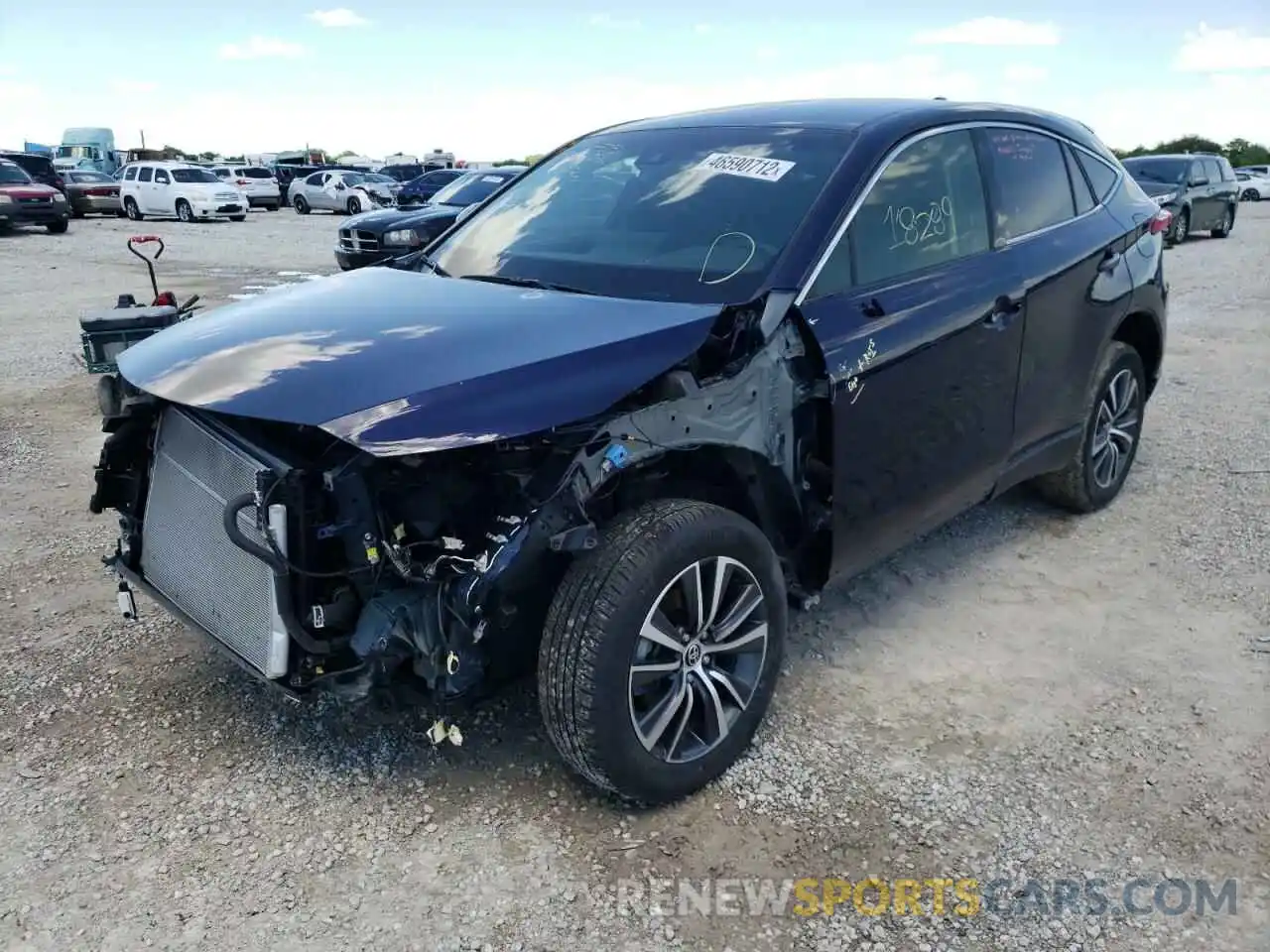 2 Photograph of a damaged car JTEAAAAH8MJ040012 TOYOTA VENZA 2021