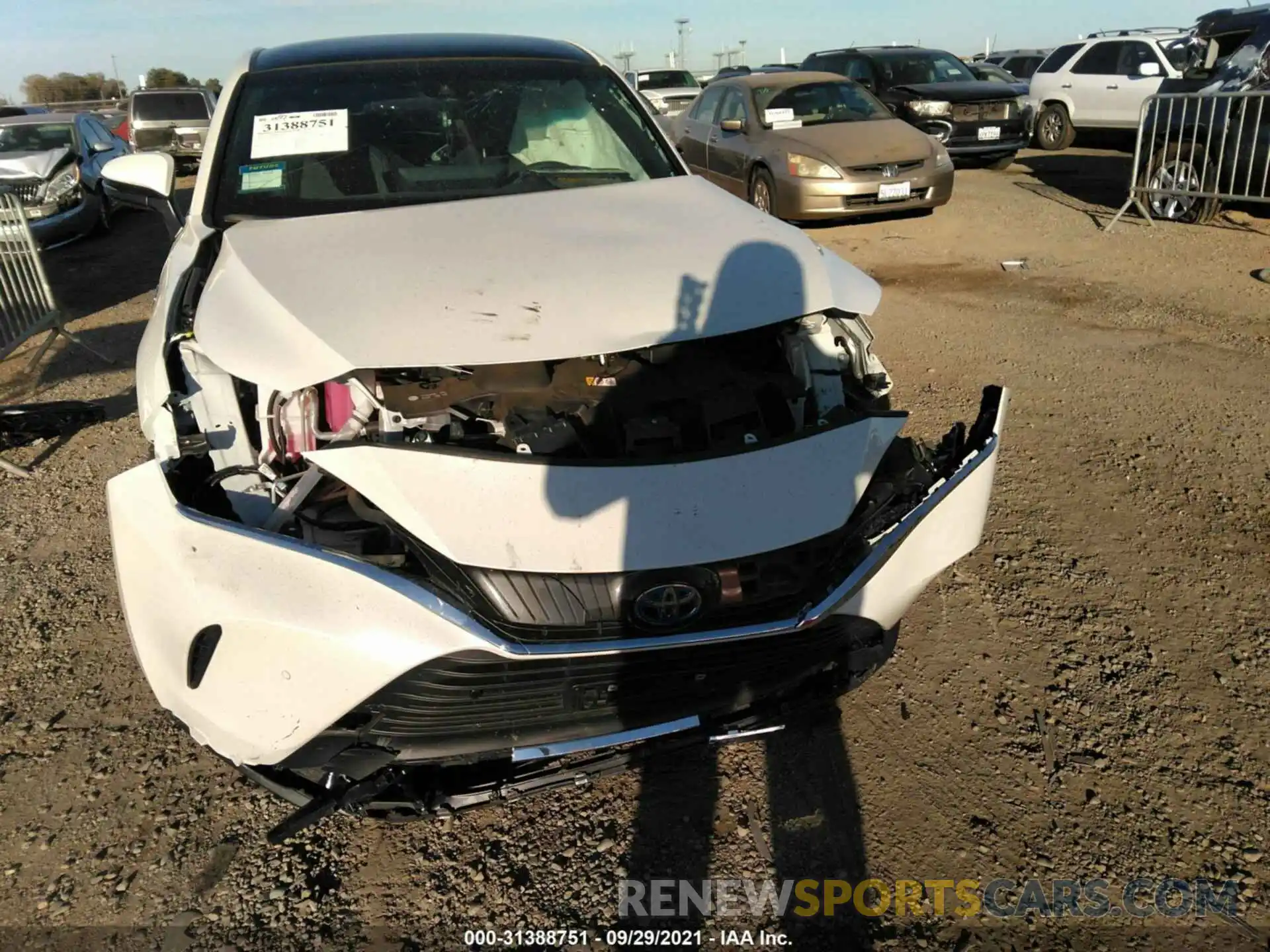 6 Photograph of a damaged car JTEAAAAH8MJ040026 TOYOTA VENZA 2021