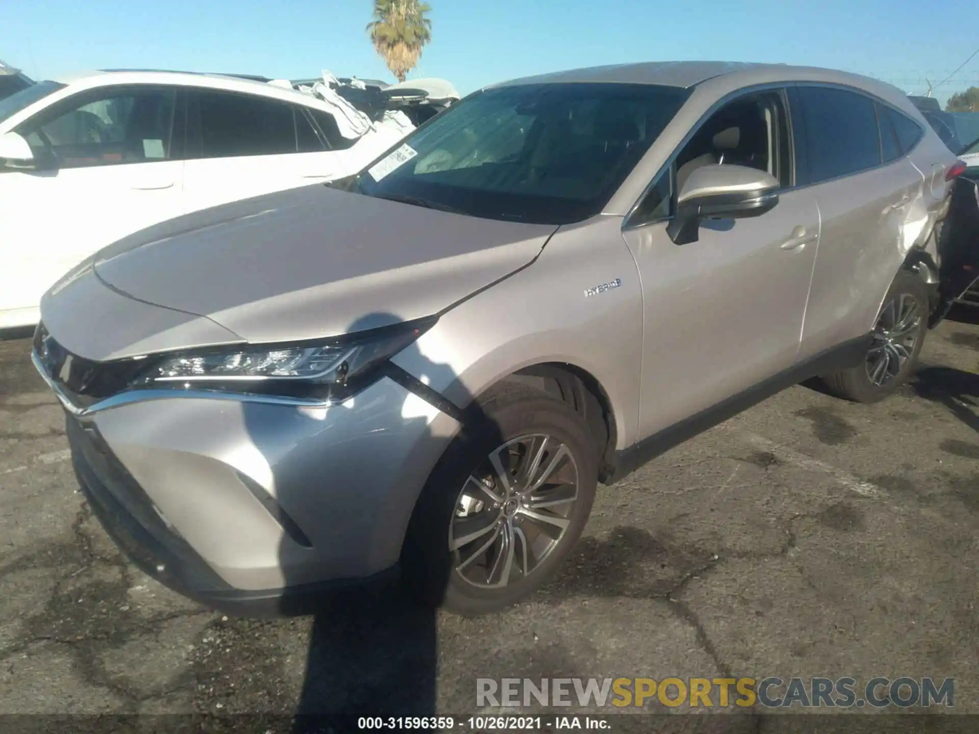 2 Photograph of a damaged car JTEAAAAH8MJ041094 TOYOTA VENZA 2021