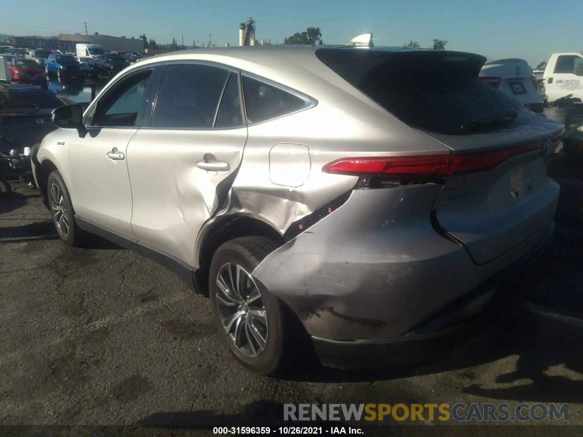 3 Photograph of a damaged car JTEAAAAH8MJ041094 TOYOTA VENZA 2021