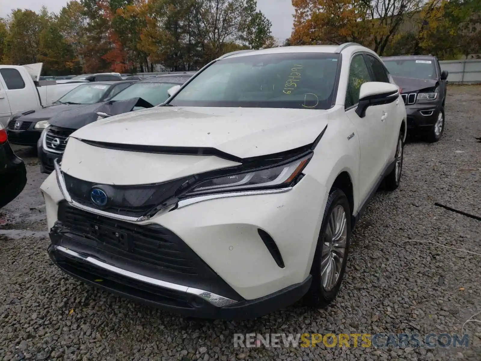 2 Photograph of a damaged car JTEAAAAH8MJ044805 TOYOTA VENZA 2021